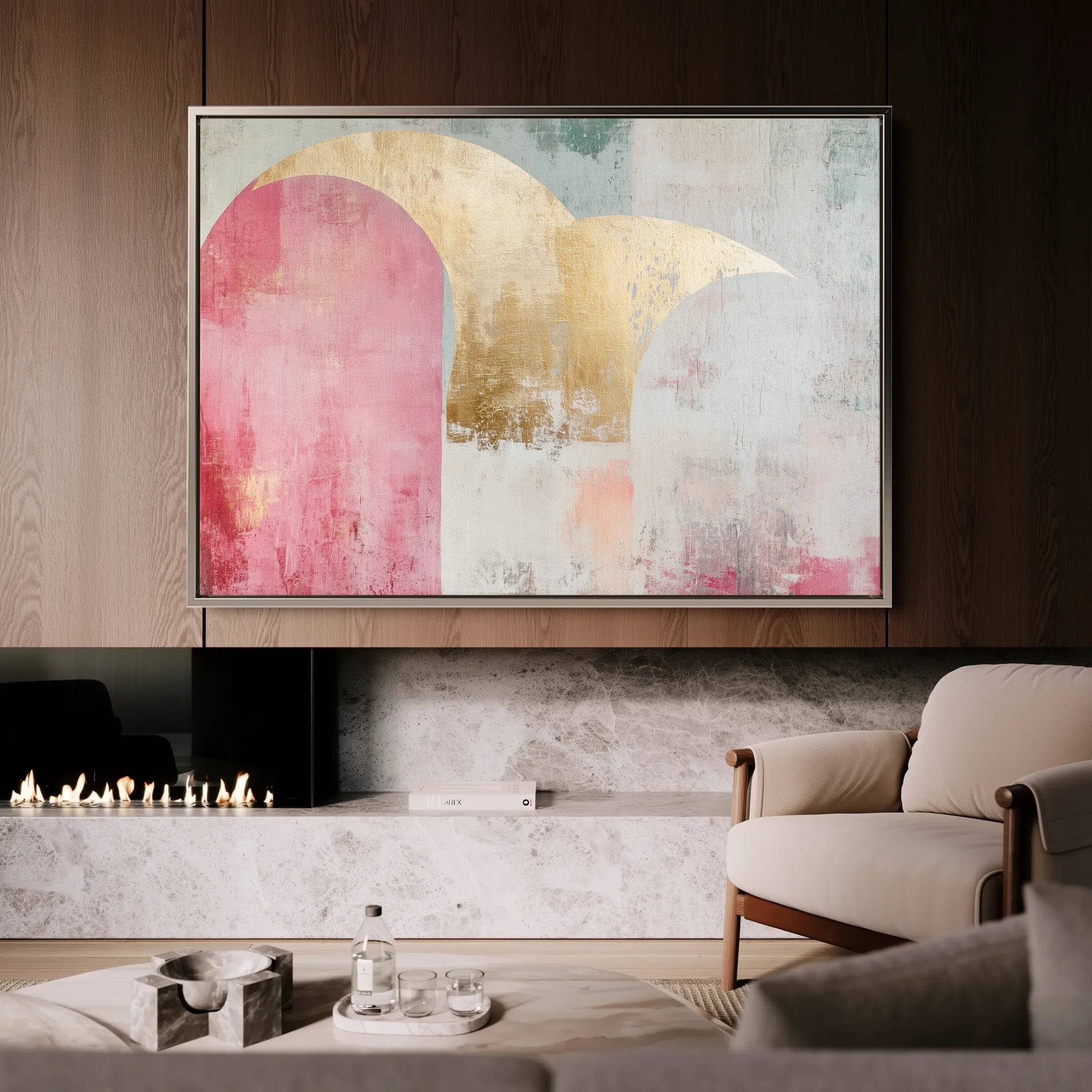 Boho Canvas Wall Art WAD095-BH 90 x 60 cm / Stretched on hidden frame