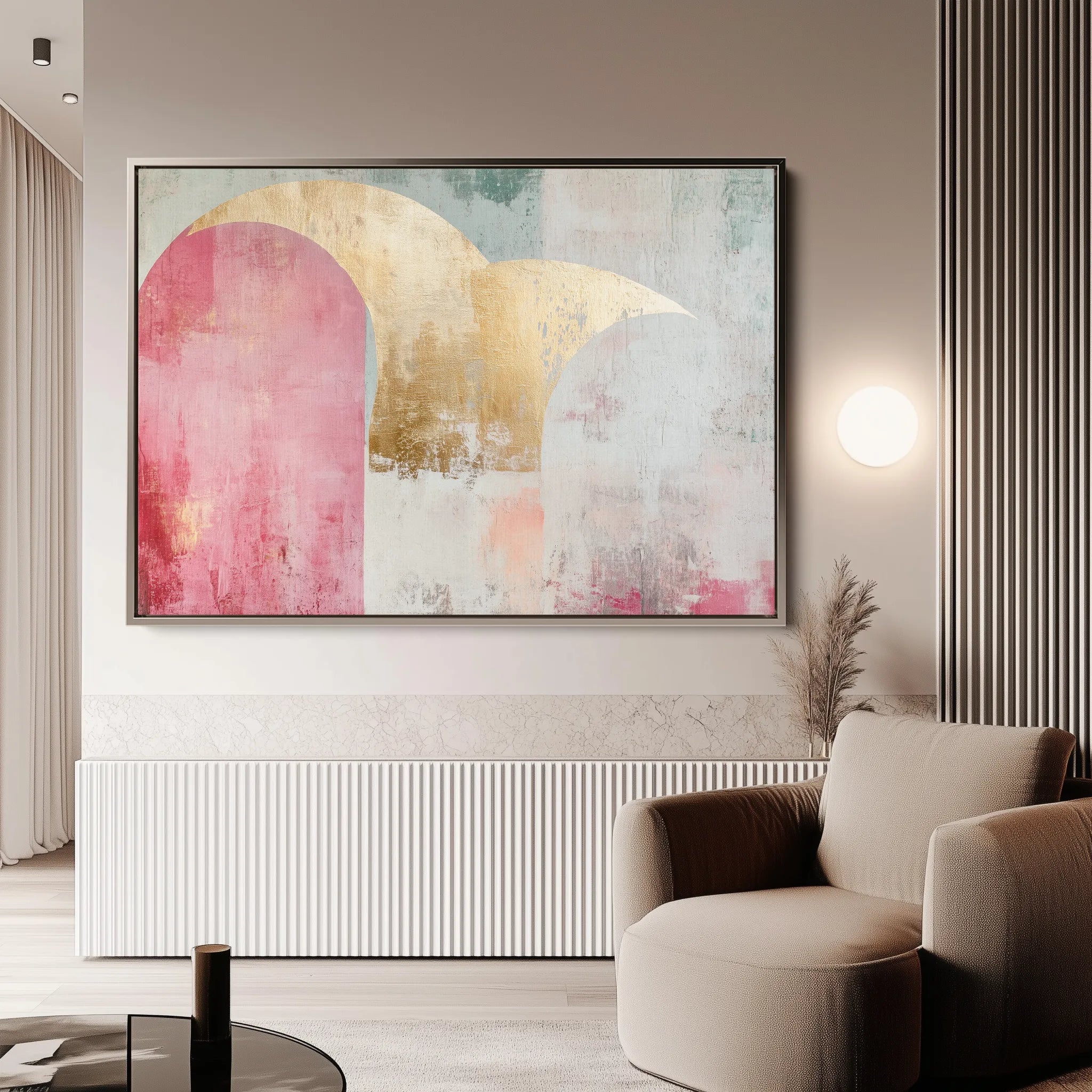 Boho Canvas Wall Art WAD095-BH 90 x 60 cm / Stretched on hidden frame