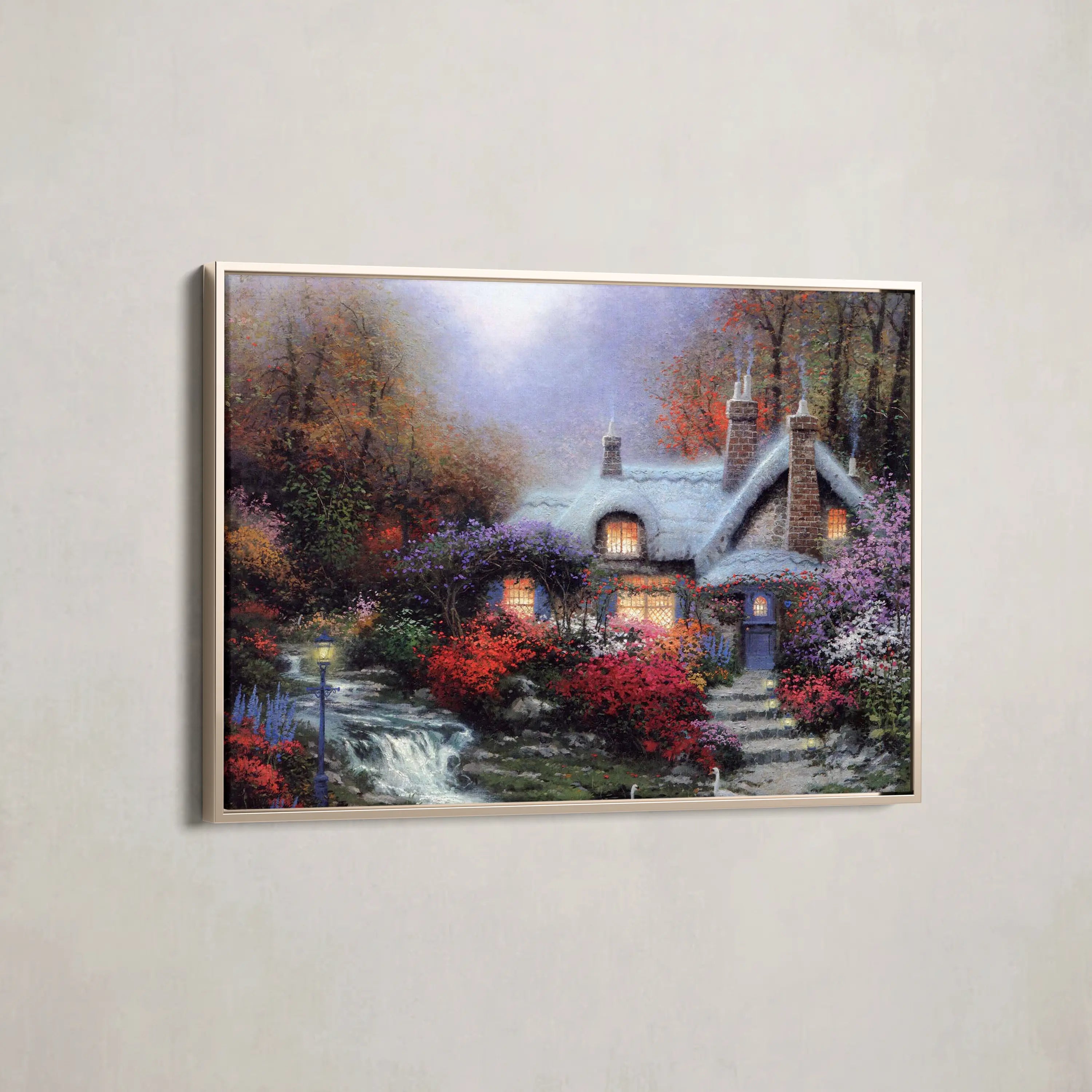 Landscape Canvas Wall Art WAD095-L 90 x 60 cm / Stretched on hidden frame