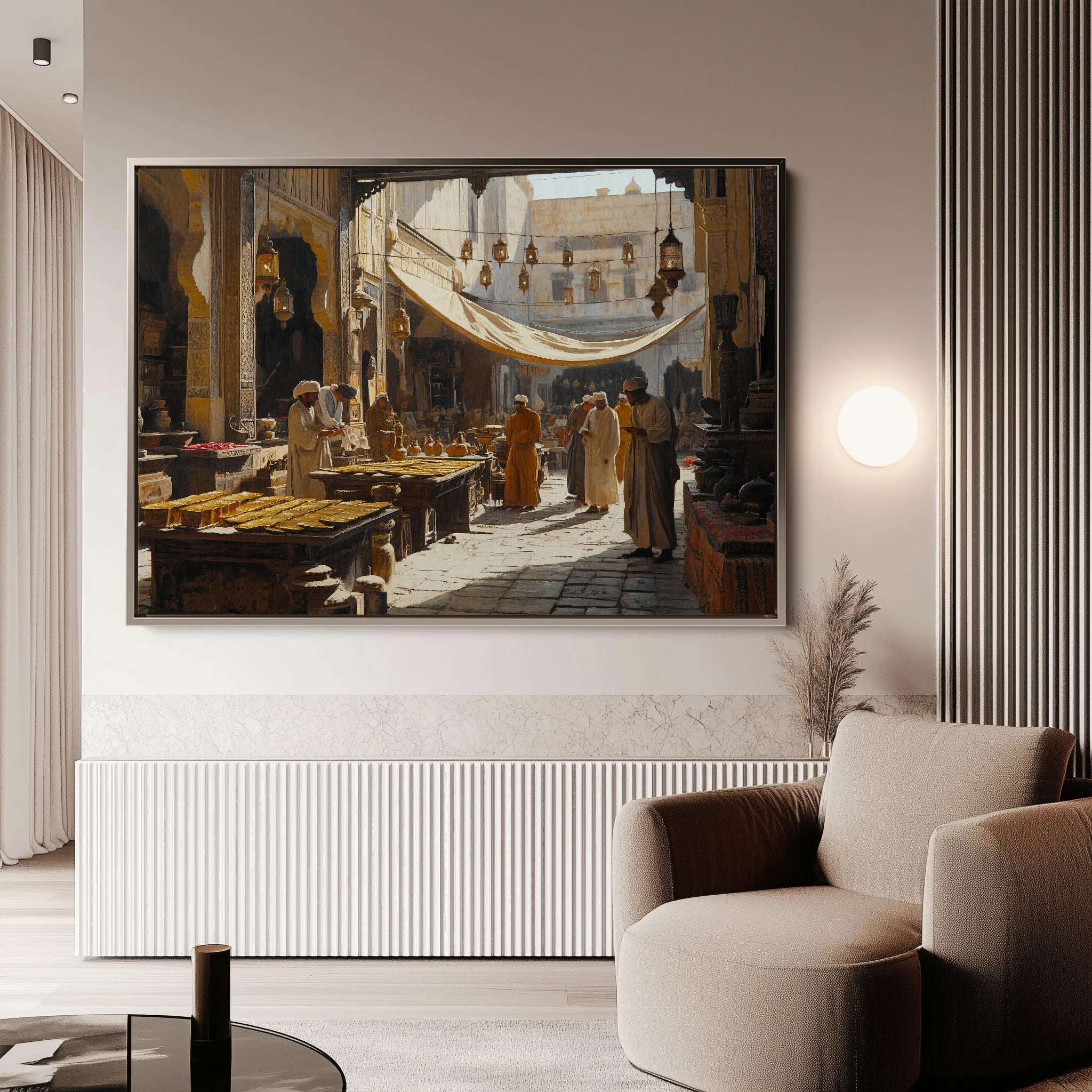 Orientalist Canvas Wall Art WAD095-OR 90 x 60 cm / Stretched on hidden frame