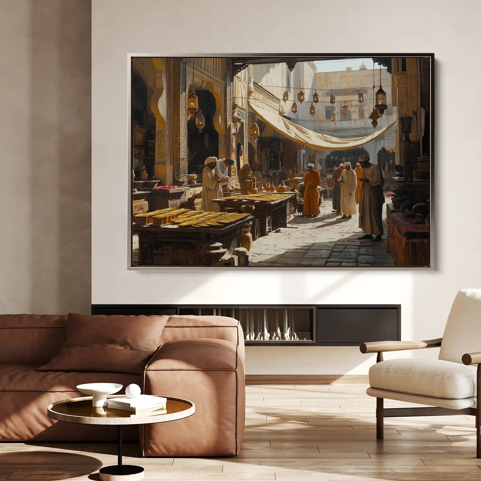 Orientalist 095 Canvas Art 90 x 60 cm / Stretched on hidden frame