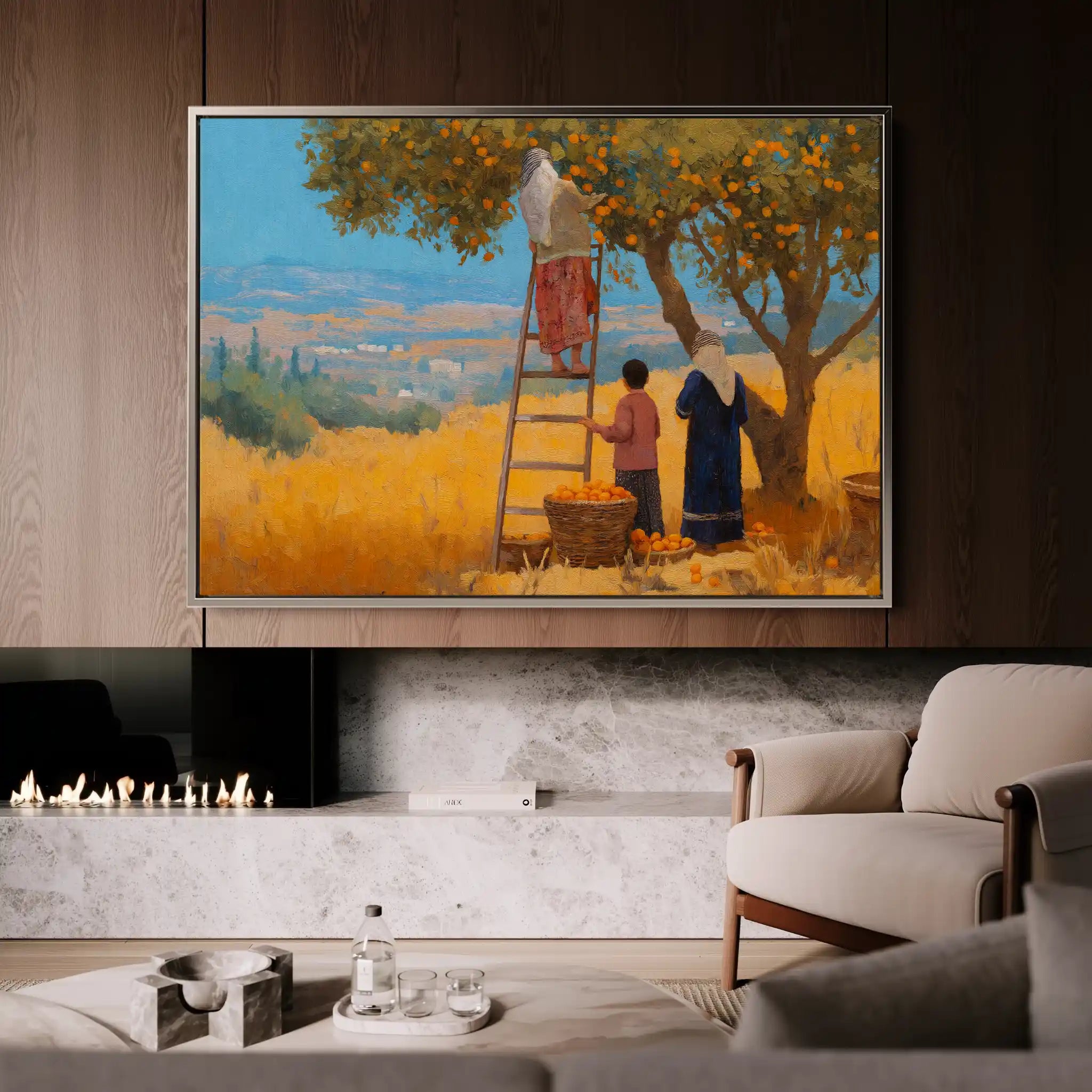 Palestine 095 Canvas Art 60 x 40 cm / Stretched on hidden frame