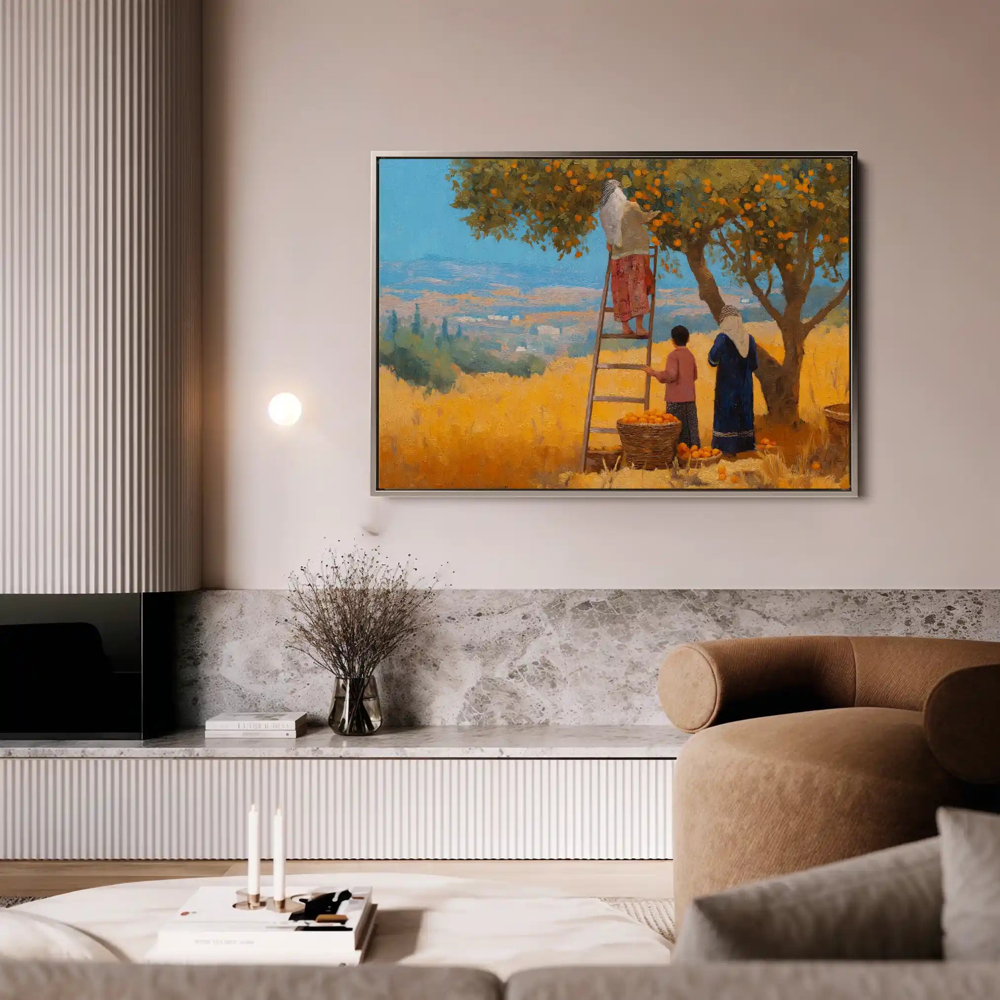 Palestine 095 Canvas Art 60 x 40 cm / Stretched on hidden frame