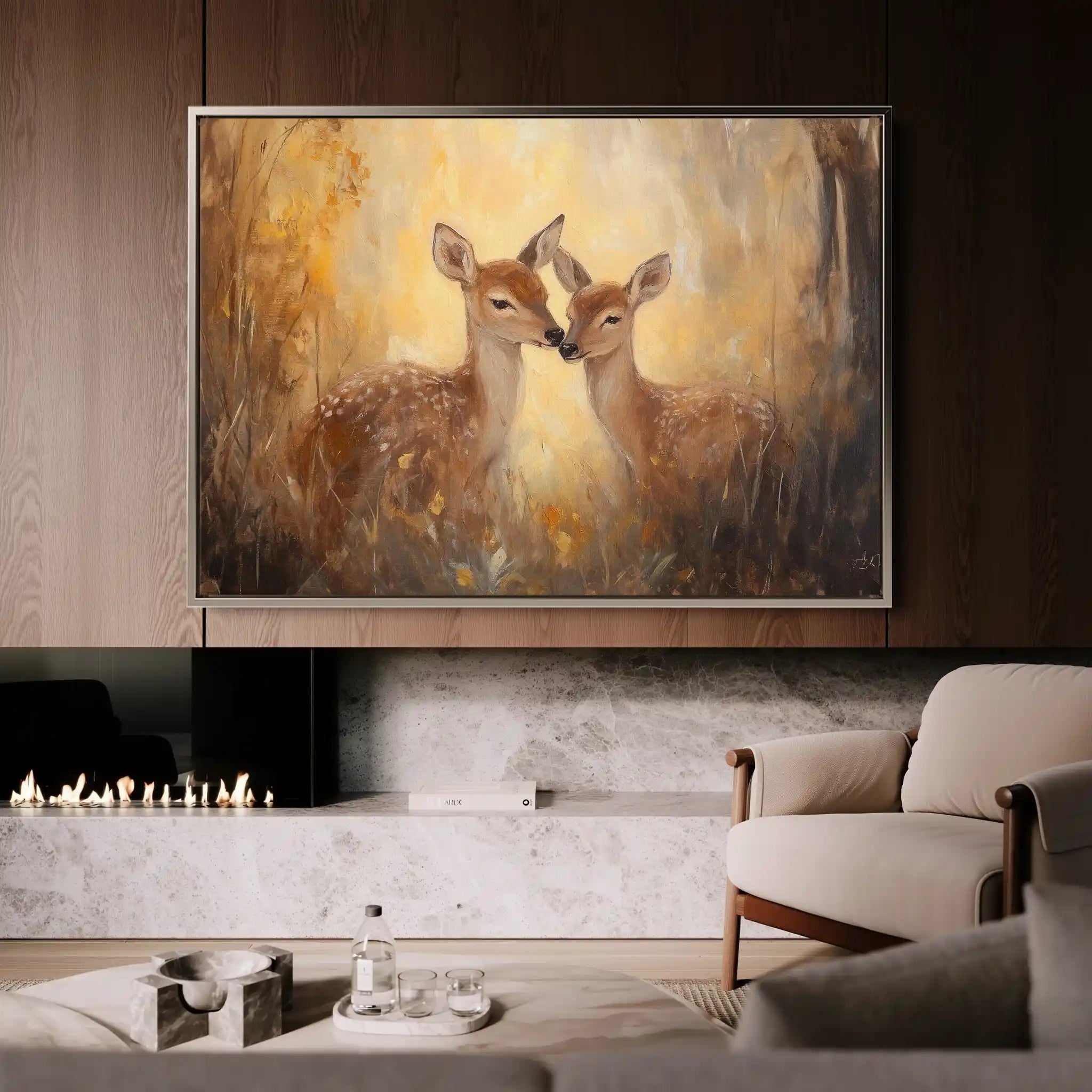 Animals 096 Canvas Art 90 x 60 cm / Stretched on hidden frame