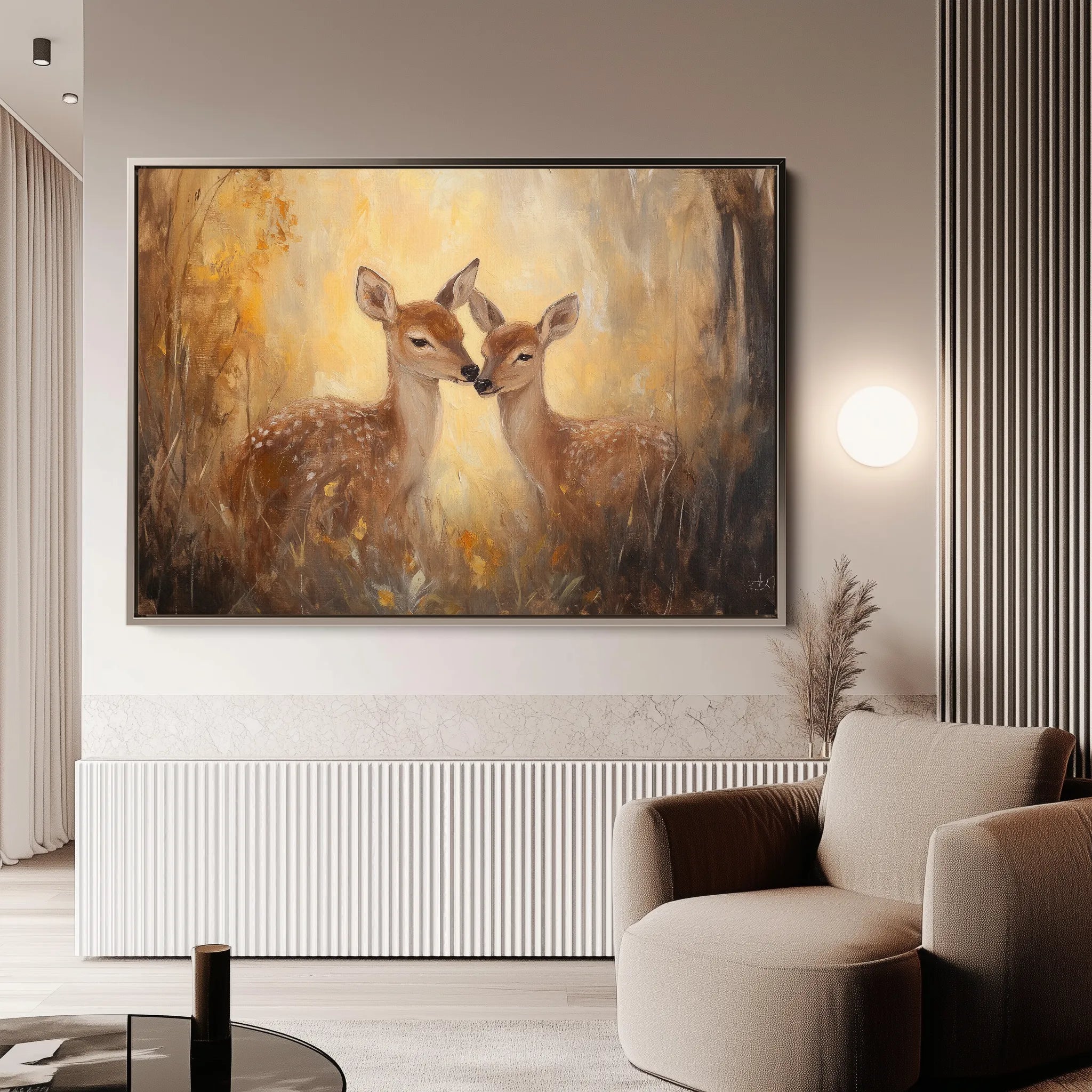 Animals Canvas Wall Art WAD096-AN 90 x 60 cm / Stretched on hidden frame