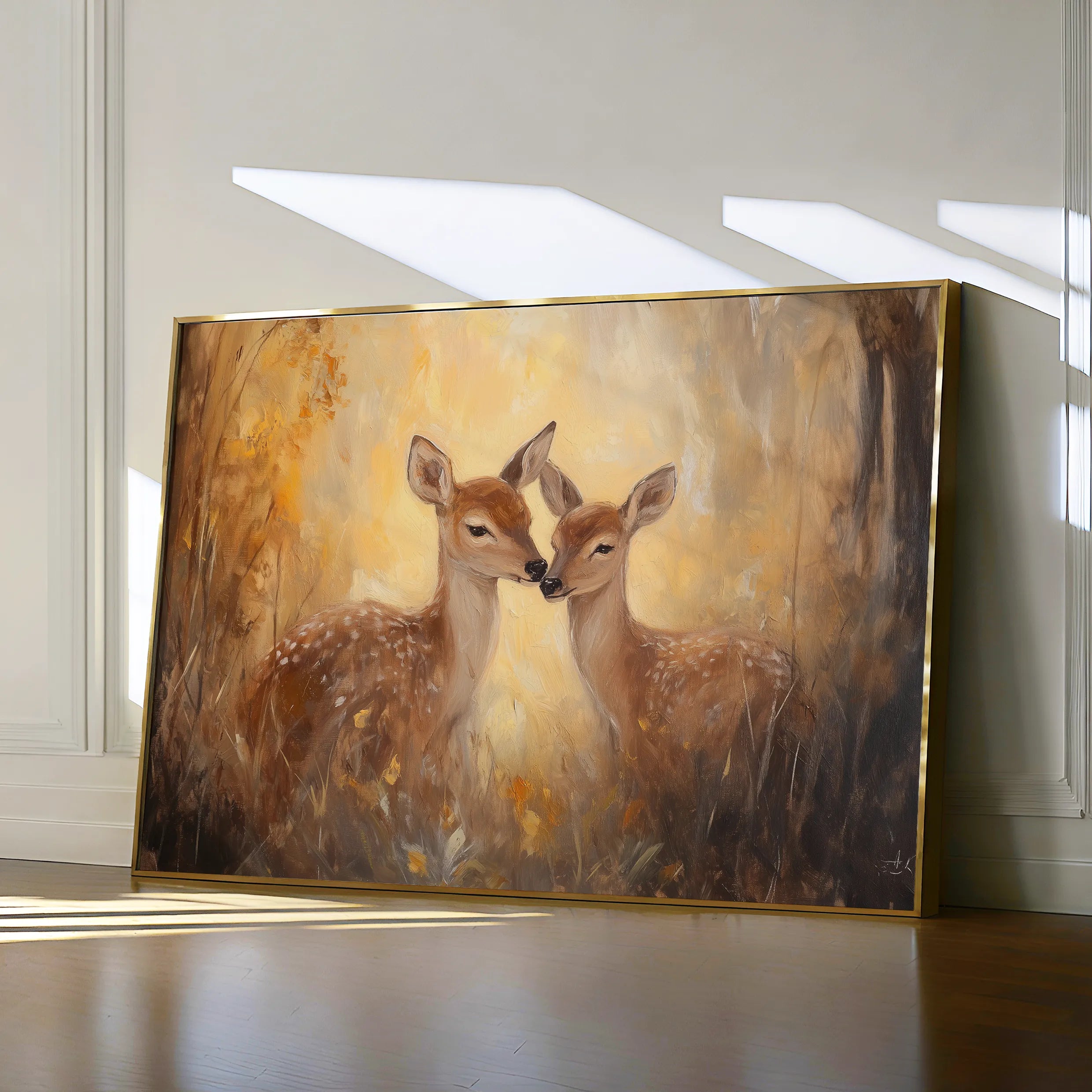 Animals Canvas Wall Art WAD096-AN 90 x 60 cm / Stretched on hidden frame
