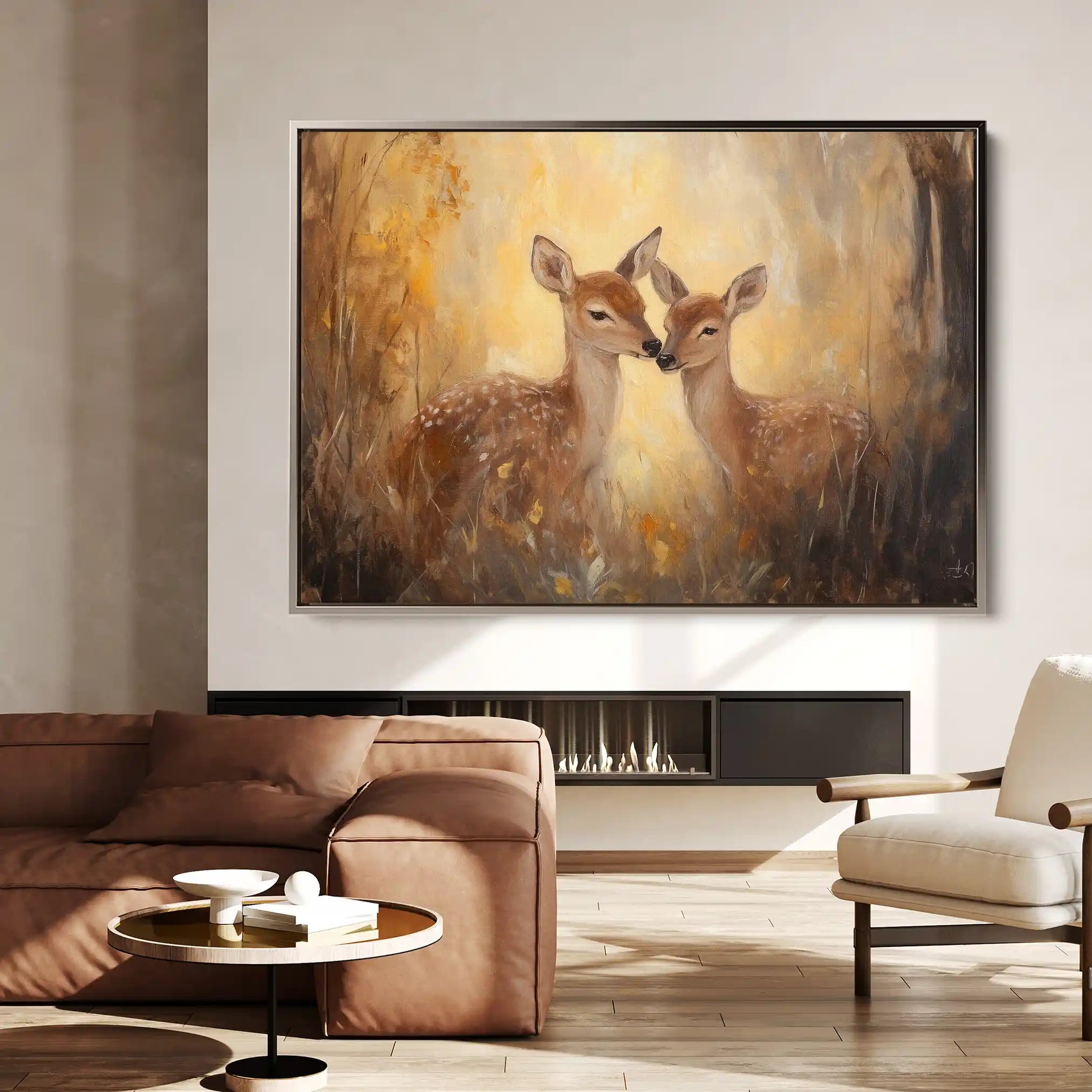 Animals 096 Canvas Art 90 x 60 cm / Stretched on hidden frame