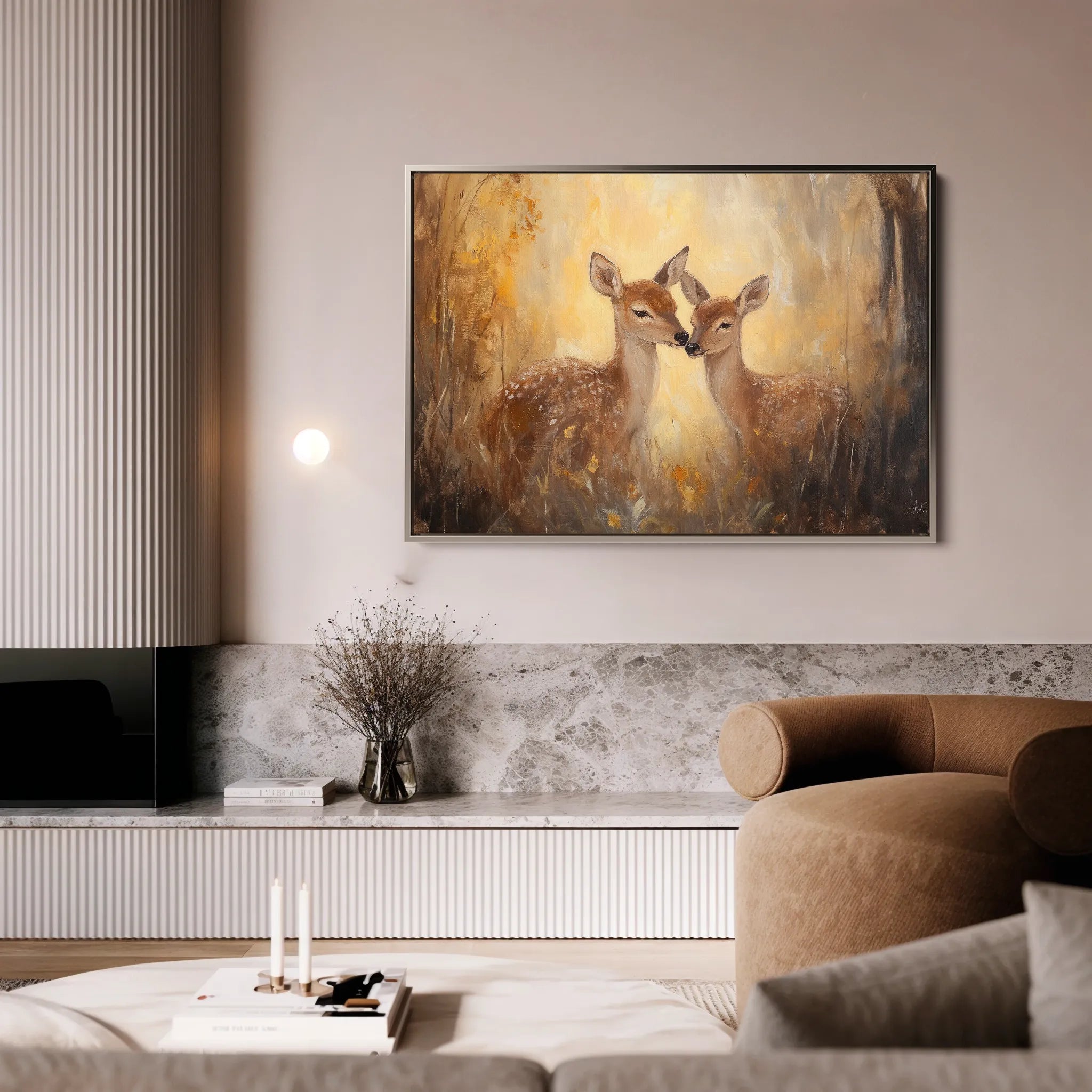 Animals Canvas Wall Art WAD096-AN 90 x 60 cm / Stretched on hidden frame