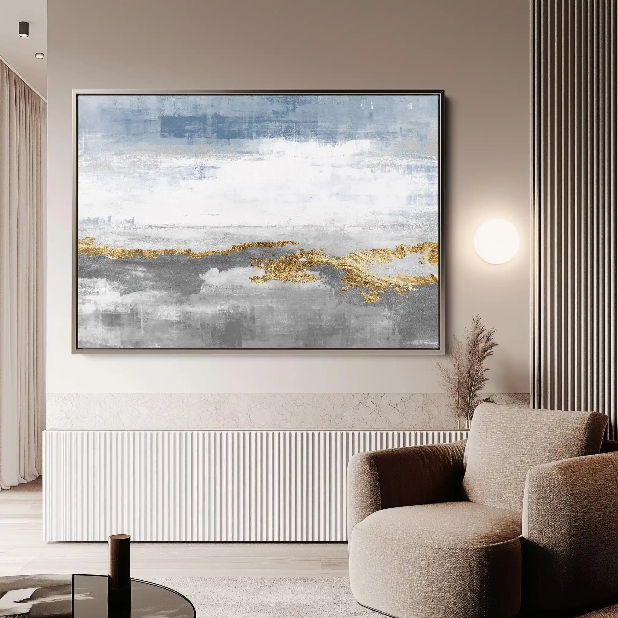 Abstract 096 Canvas Art 60 x 40 cm / Stretched on hidden frame