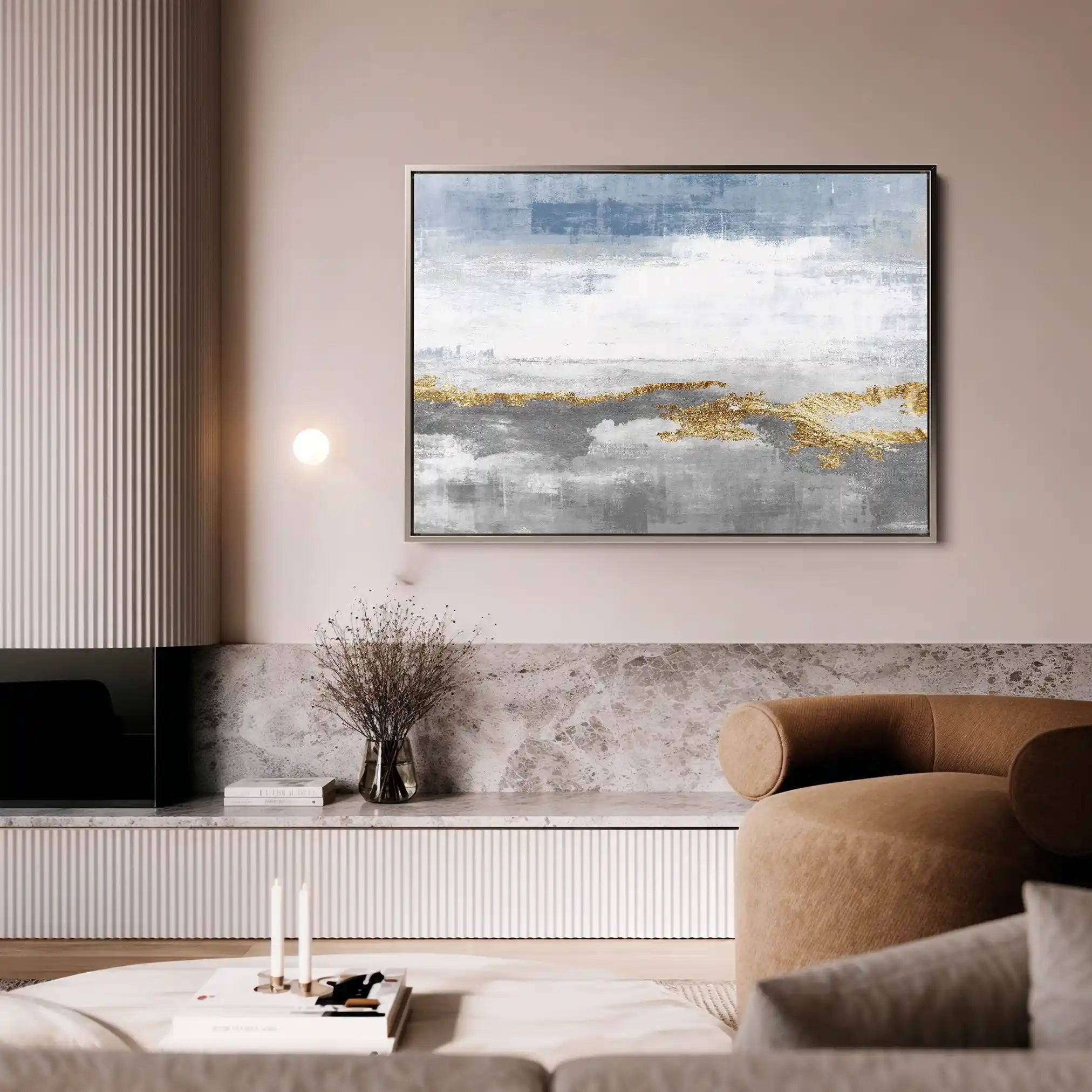 Abstract 096 Canvas Art 60 x 40 cm / Stretched on hidden frame