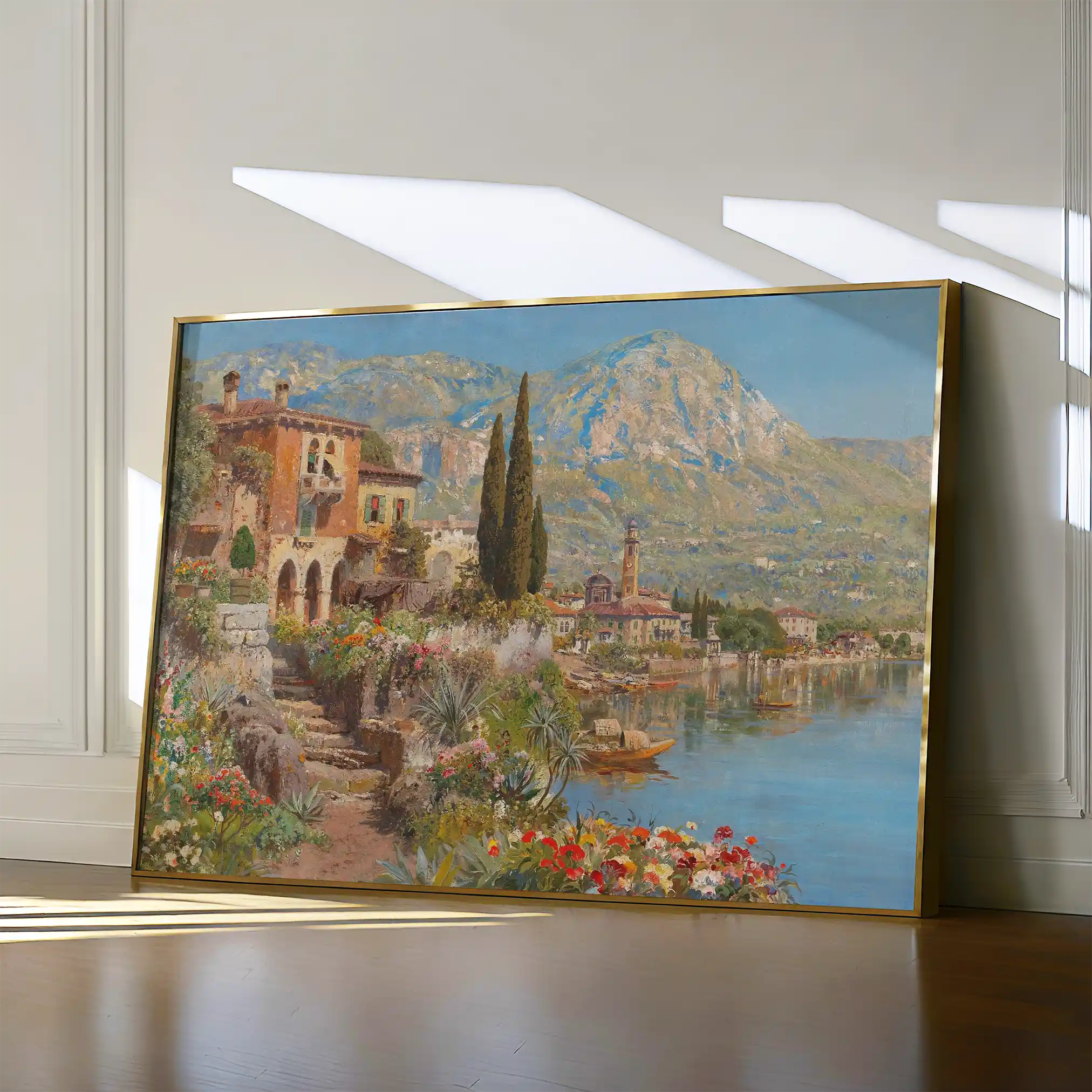 Landscape 096 Canvas Art 90 x 60 cm / Stretched on hidden frame