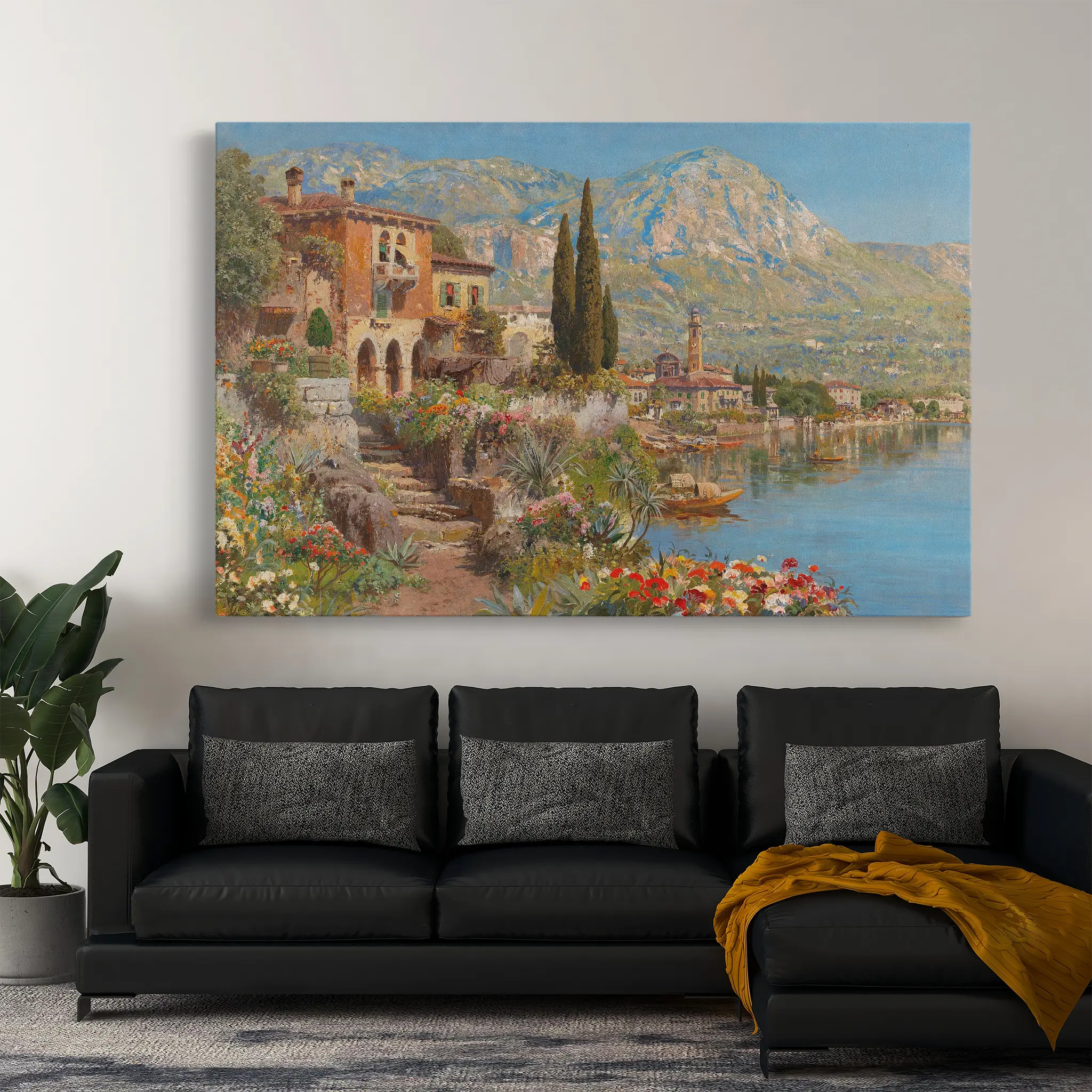 Landscape Canvas Wall Art WAD096-L 90 x 60 cm / Stretched on hidden frame