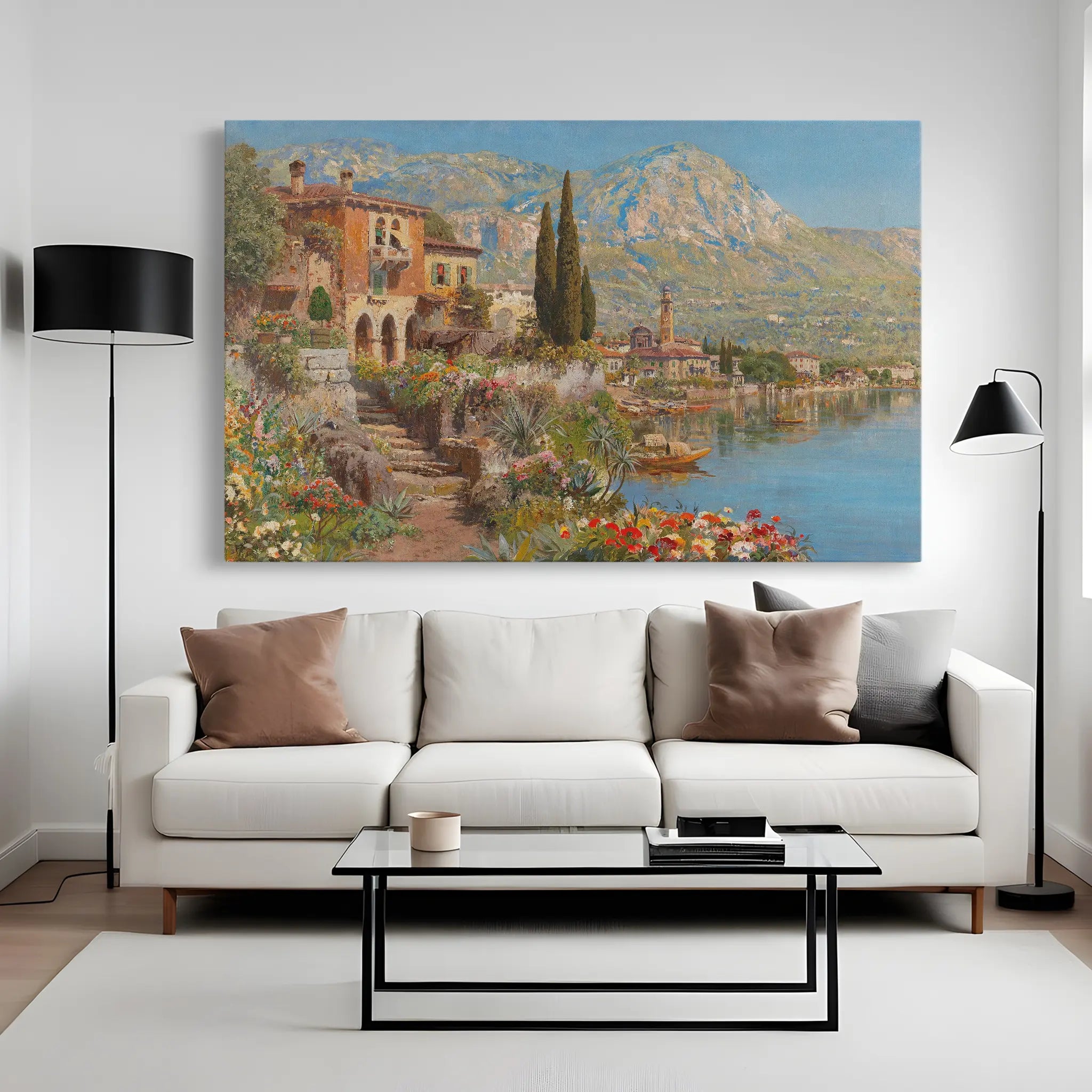 Landscape Canvas Wall Art WAD096-L 90 x 60 cm / Stretched on hidden frame