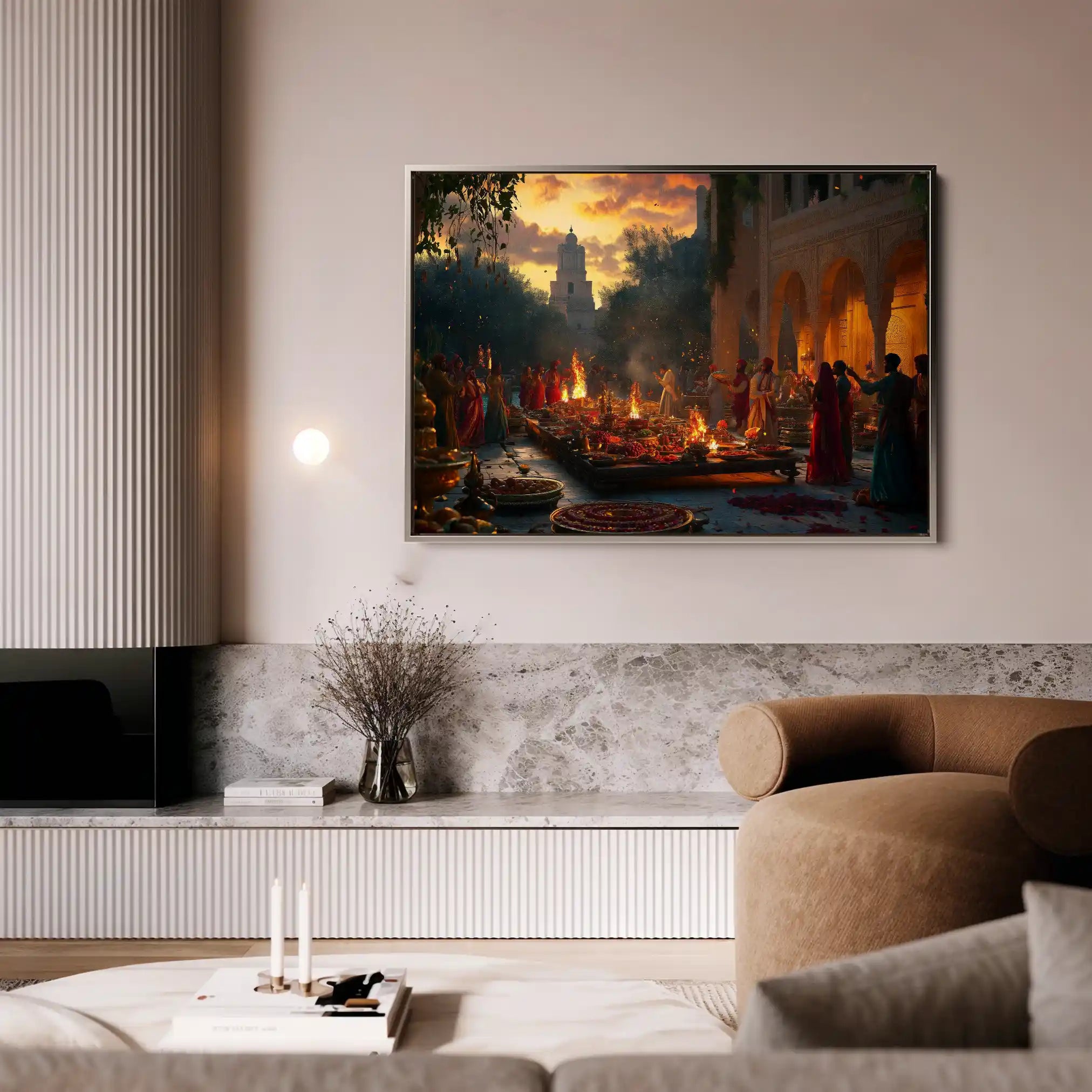 Orientalist 096 Canvas Art 90 x 60 cm / Stretched on hidden frame