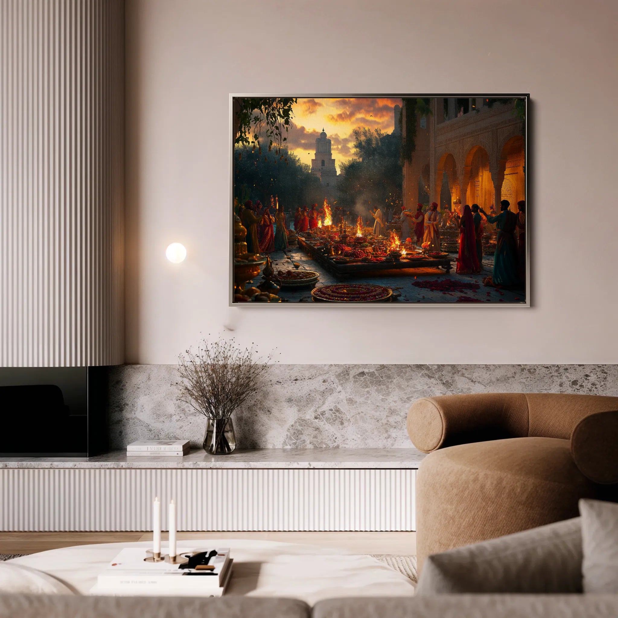 Orientalist Canvas Wall Art WAD096-OR 90 x 60 cm / Stretched on hidden frame