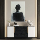 Portrait 096 Canvas Art 90 x 60 cm / Stretched on hidden frame