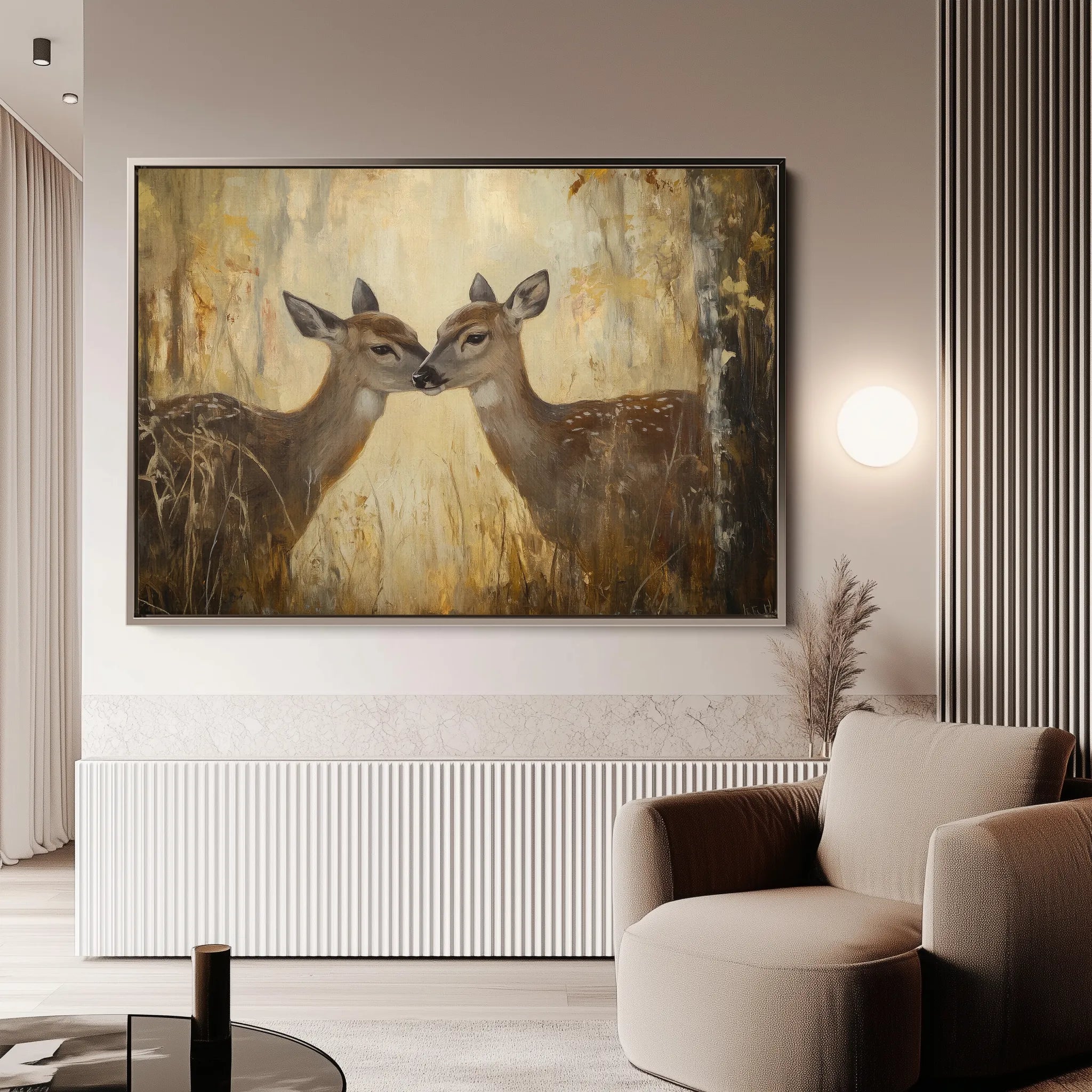 Animals Canvas Wall Art WAD097-AN 90 x 60 cm / Stretched on hidden frame