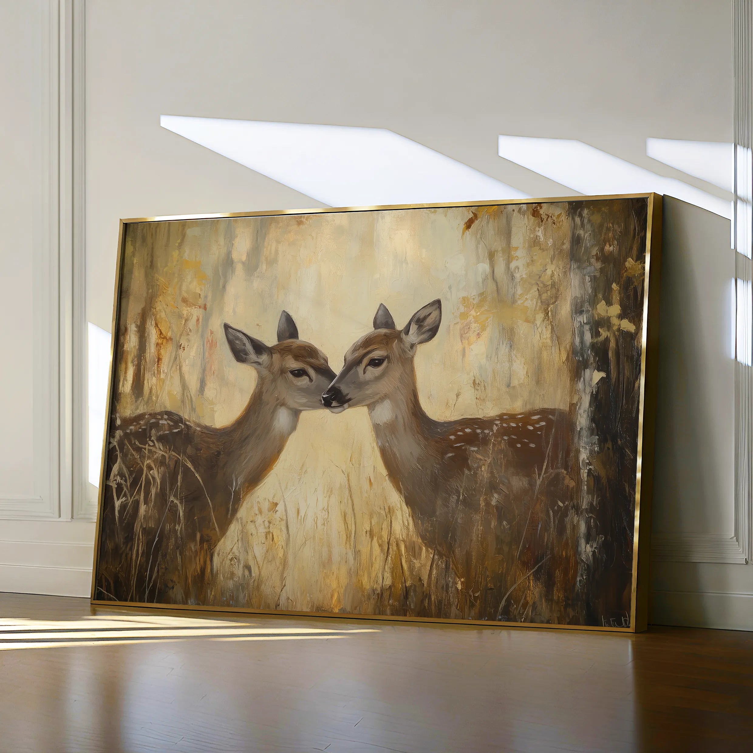 Animals Canvas Wall Art WAD097-AN 90 x 60 cm / Stretched on hidden frame