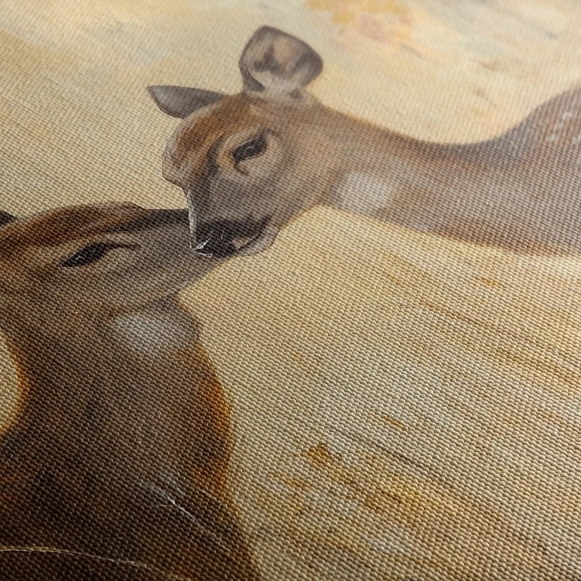 Animals 097 Canvas Art 90 x 60 cm / Stretched on hidden frame