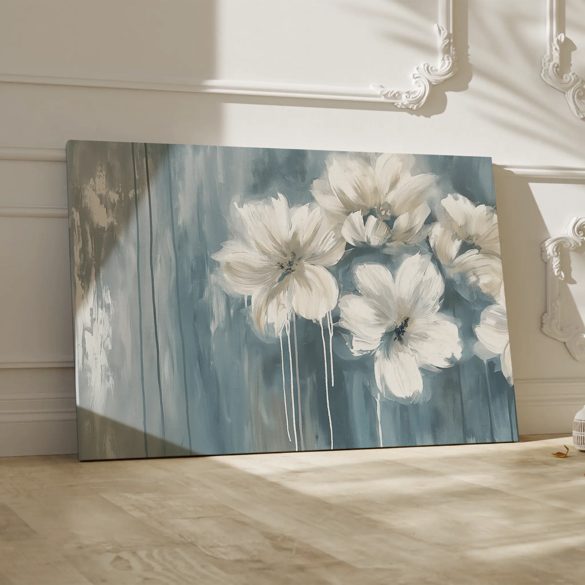 Floral Canvas Wall Art WAD097-F 90 x 60 cm / Stretched on hidden frame