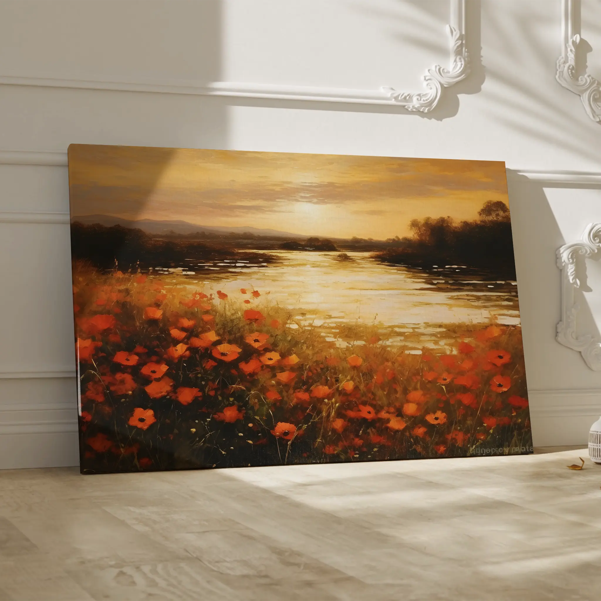 Landscape Canvas Wall Art WAD097-L 90 x 60 cm / Stretched on hidden frame