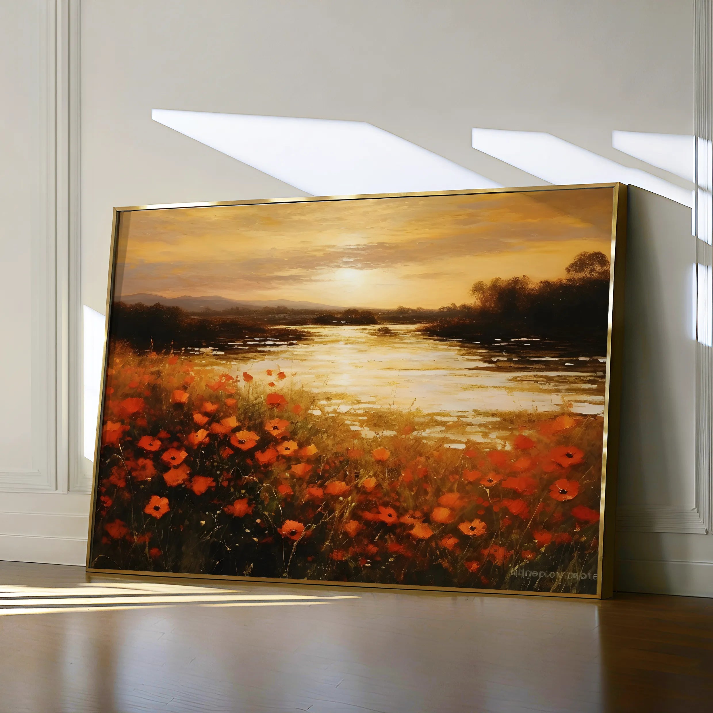 Landscape Canvas Wall Art WAD097-L 90 x 60 cm / Stretched on hidden frame