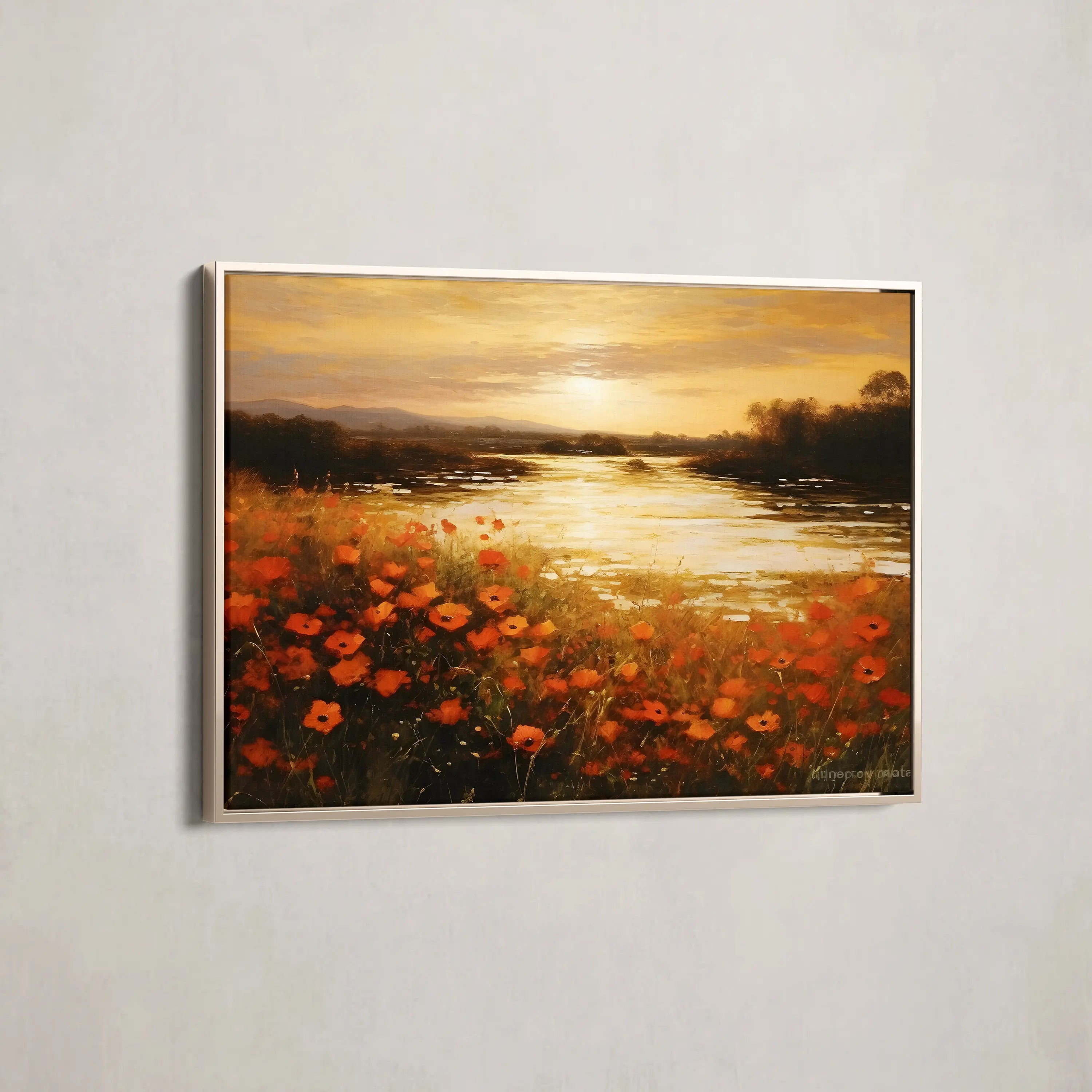 Landscape Canvas Wall Art WAD097-L 90 x 60 cm / Stretched on hidden frame