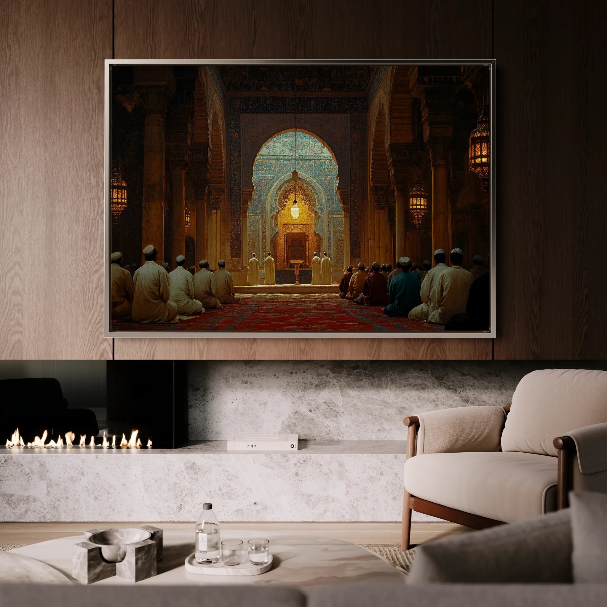 Orientalist Canvas Wall Art WAD097-OR 90 x 60 cm / Stretched on hidden frame
