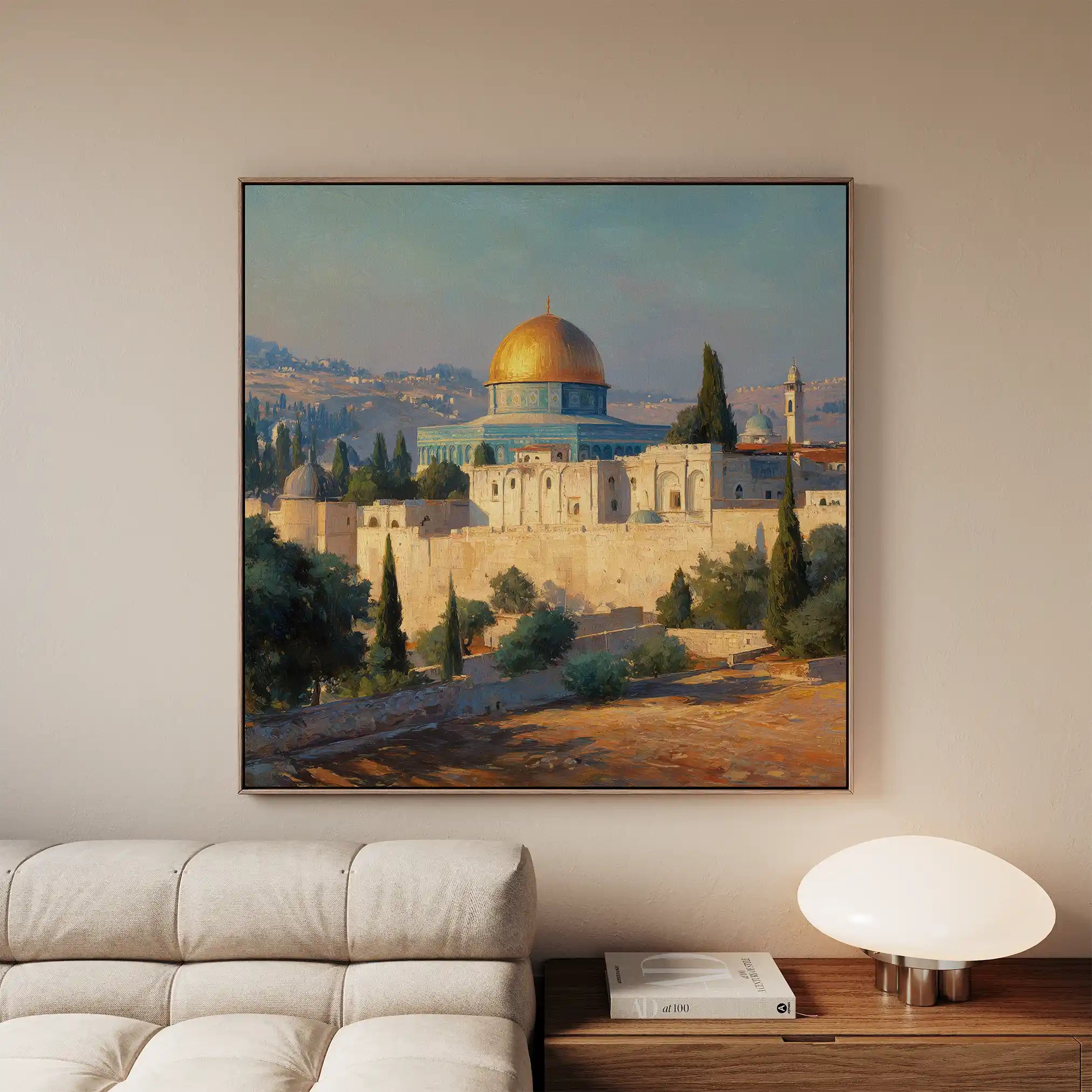 Palestine 097 Canvas Art 60 x 60 cm / Stretched on hidden frame