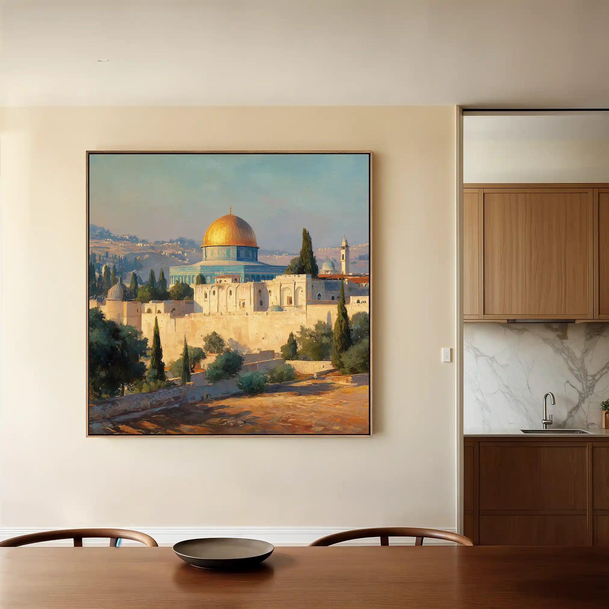 Palestine 097 Canvas Art 60 x 60 cm / Stretched on hidden frame