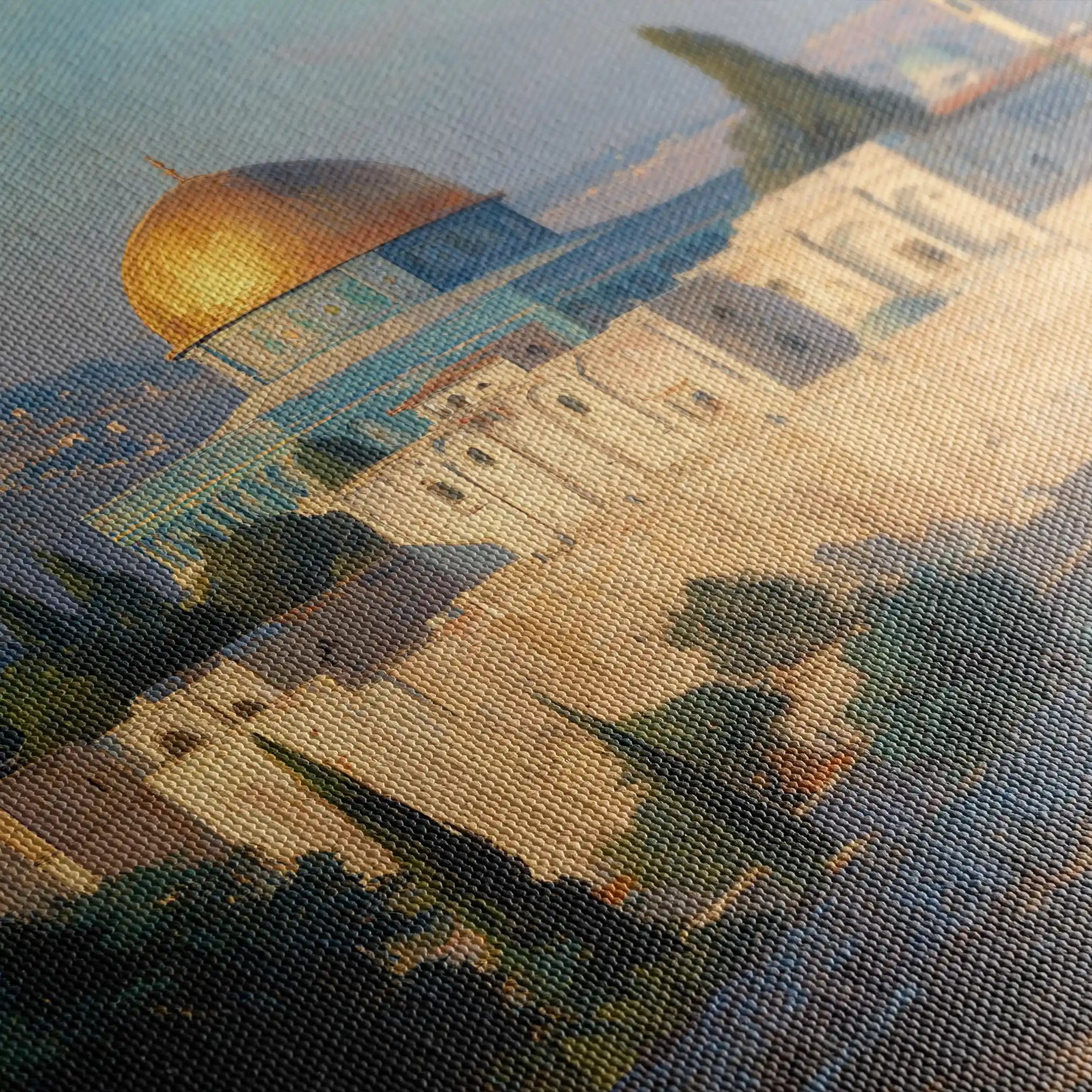 Palestine 097 Canvas Art 60 x 60 cm / Stretched on hidden frame