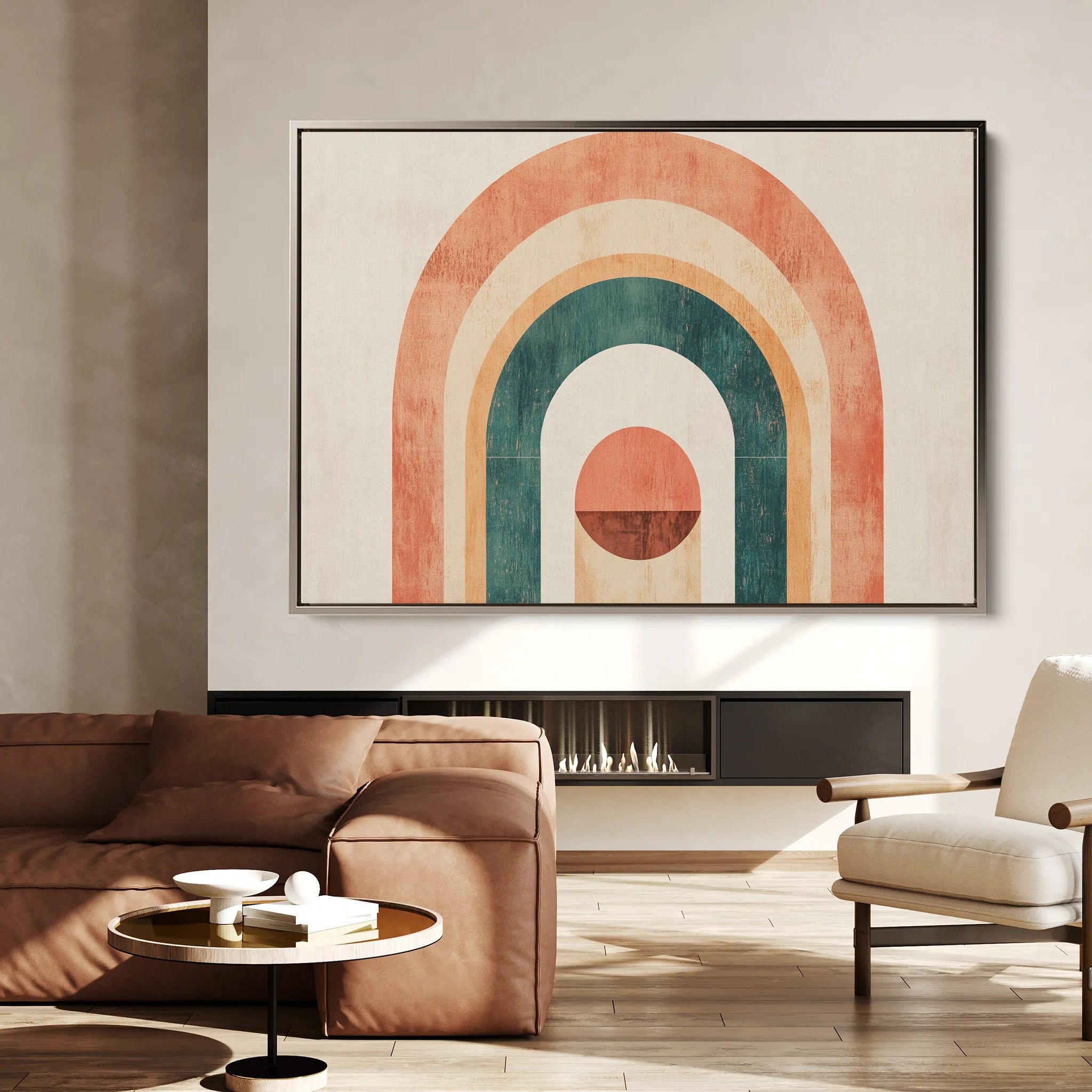 Boho Canvas Wall Art WAD098-BH 90 x 60 cm / Stretched on hidden frame