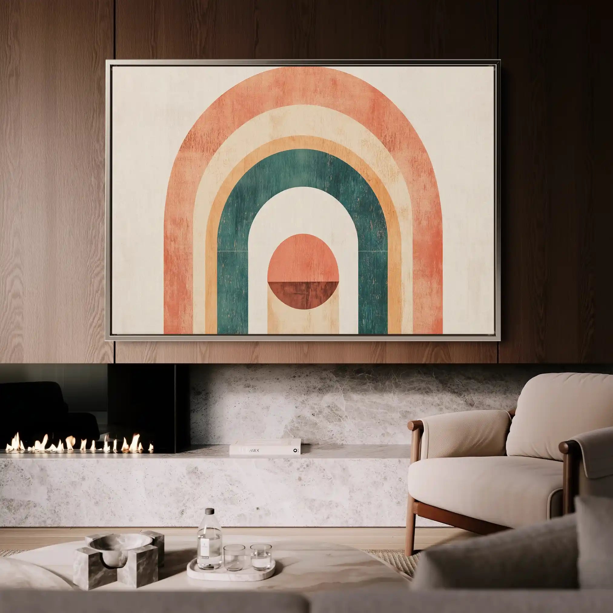 Boho 098 Canvas Art 90 x 60 cm / Stretched on hidden frame