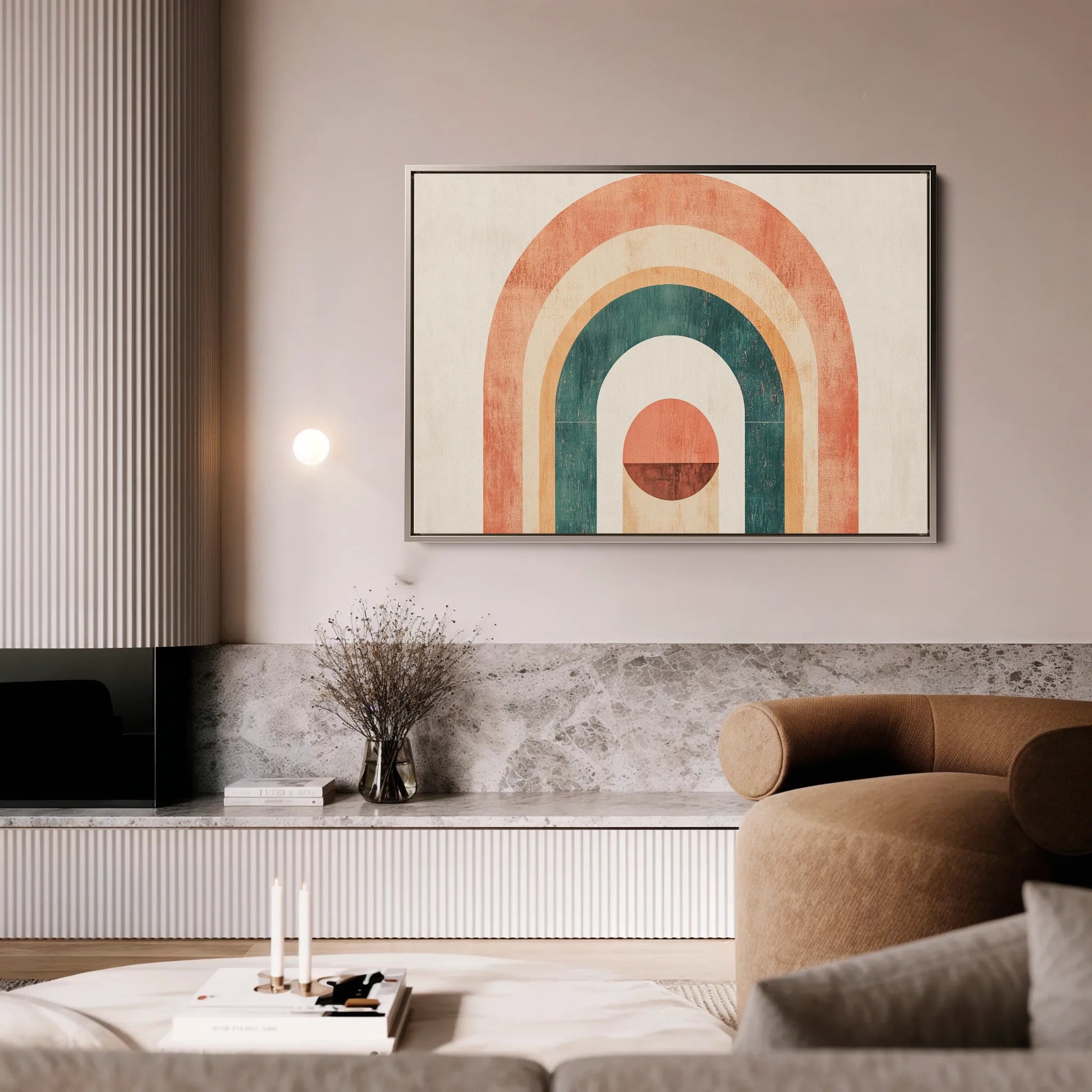 Boho Canvas Wall Art WAD098-BH 90 x 60 cm / Stretched on hidden frame