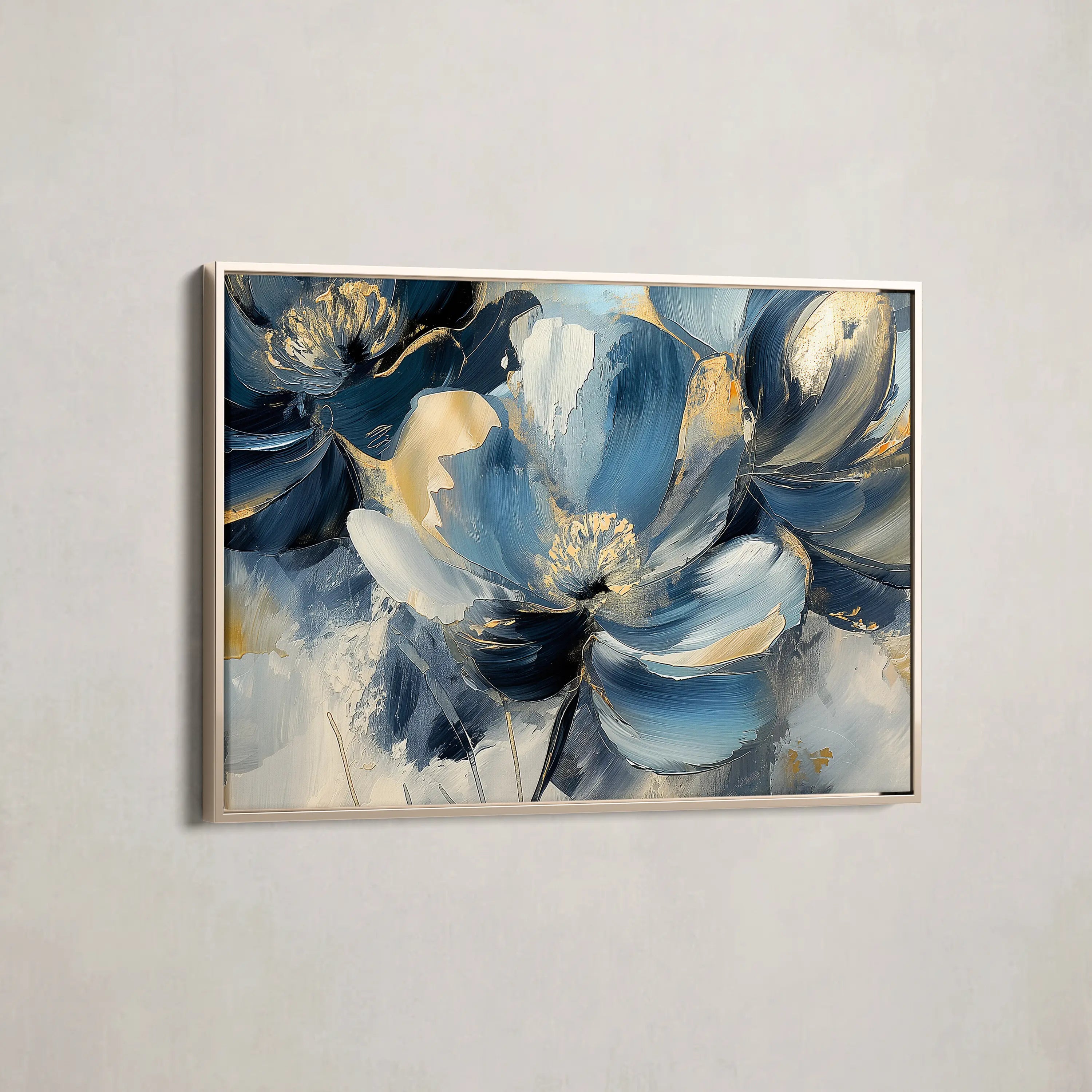 Floral Canvas Wall Art WAD098-F 90 x 60 cm / Stretched on hidden frame