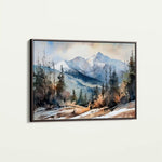 Landscape 098 Canvas Art 90 x 60 cm / Stretched on hidden frame