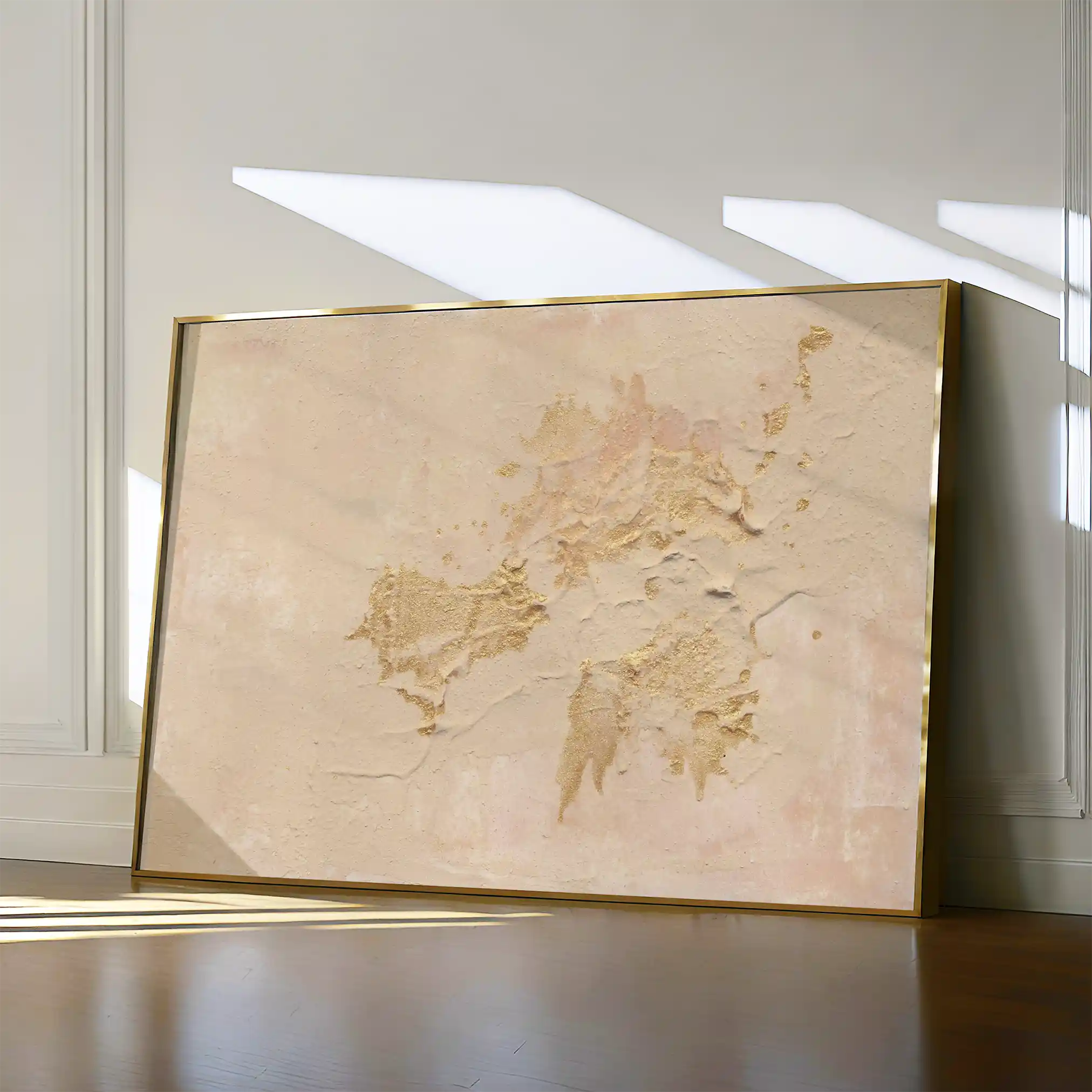 Abstract Canvas Wall Art WAD099-A 90 x 60 cm / Stretched on hidden frame