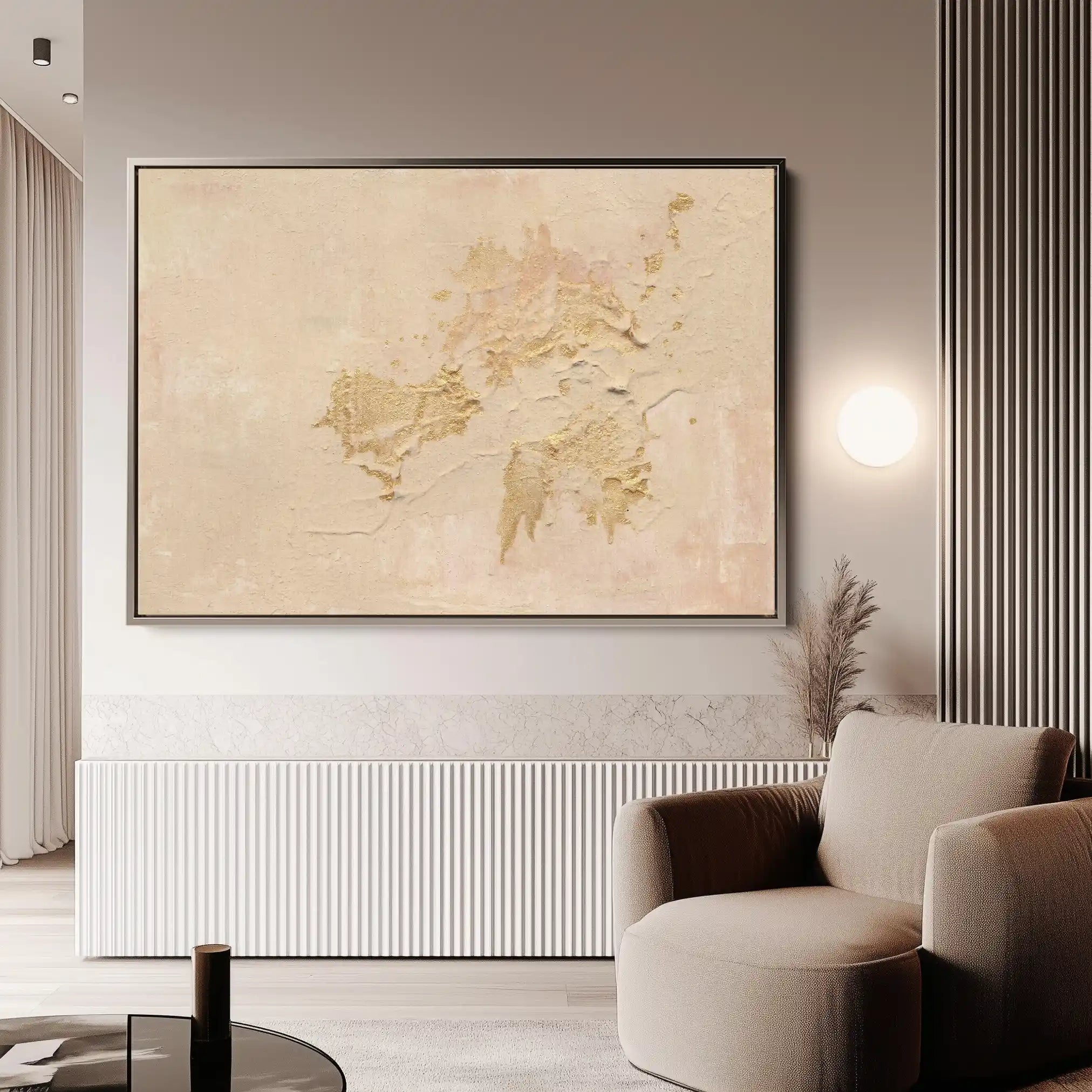 Abstract Canvas Wall Art WAD099-A 90 x 60 cm / Stretched on hidden frame