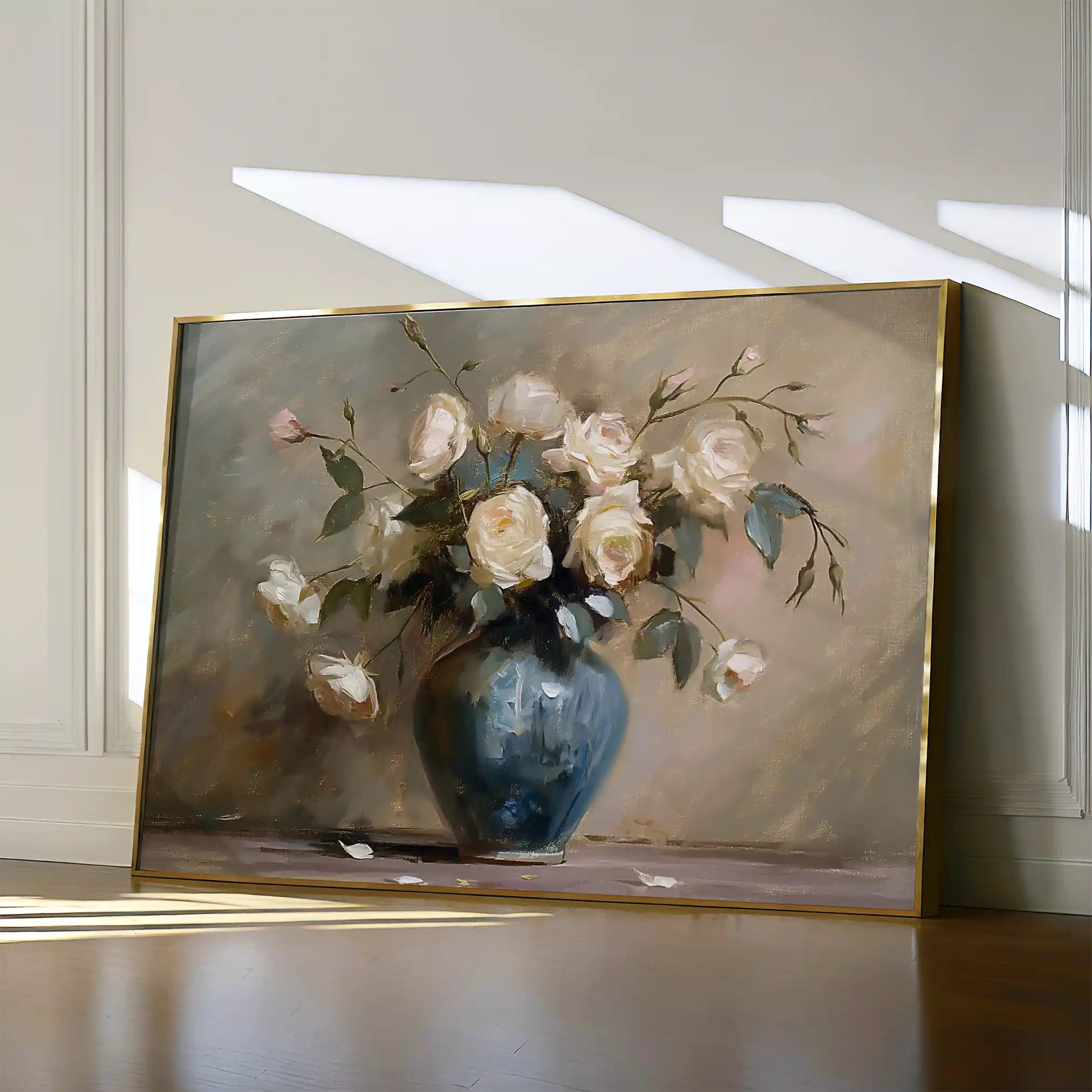 Floral Canvas Wall Art WAD099-F 90 x 60 cm / Stretched on hidden frame