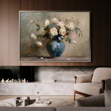 Floral Canvas Wall Art WAD099-F 90 x 60 cm / Stretched on hidden frame