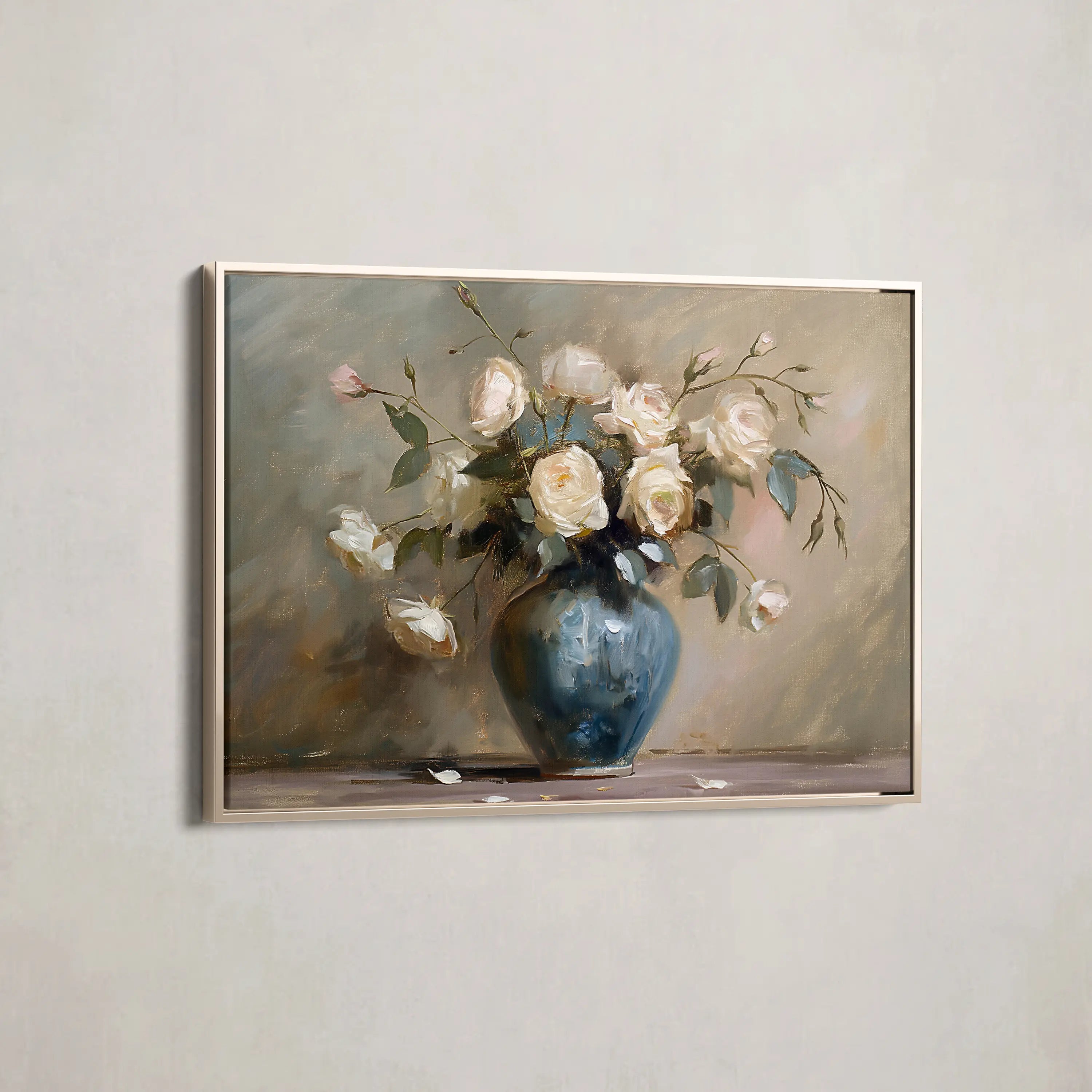 Floral Canvas Wall Art WAD099-F 90 x 60 cm / Stretched on hidden frame