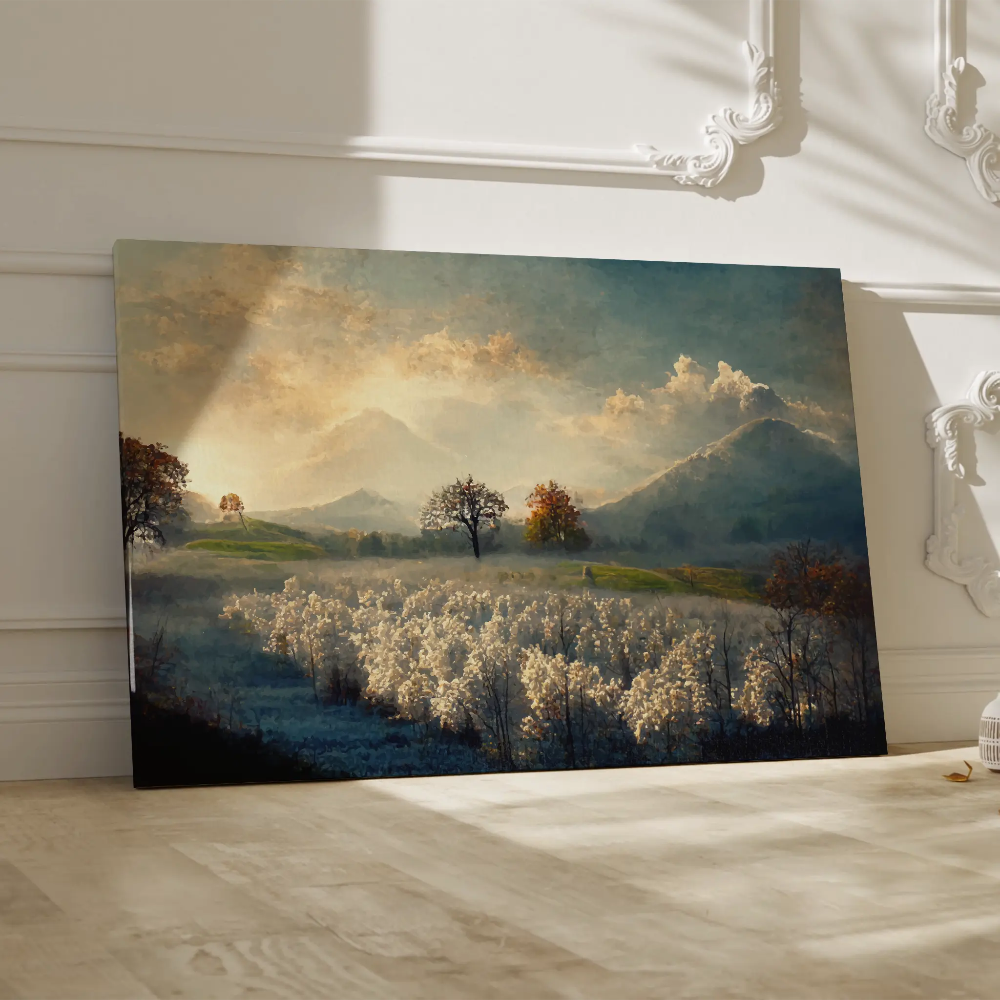 Landscape Canvas Wall Art WAD099-L 90 x 60 cm / Stretched on hidden frame