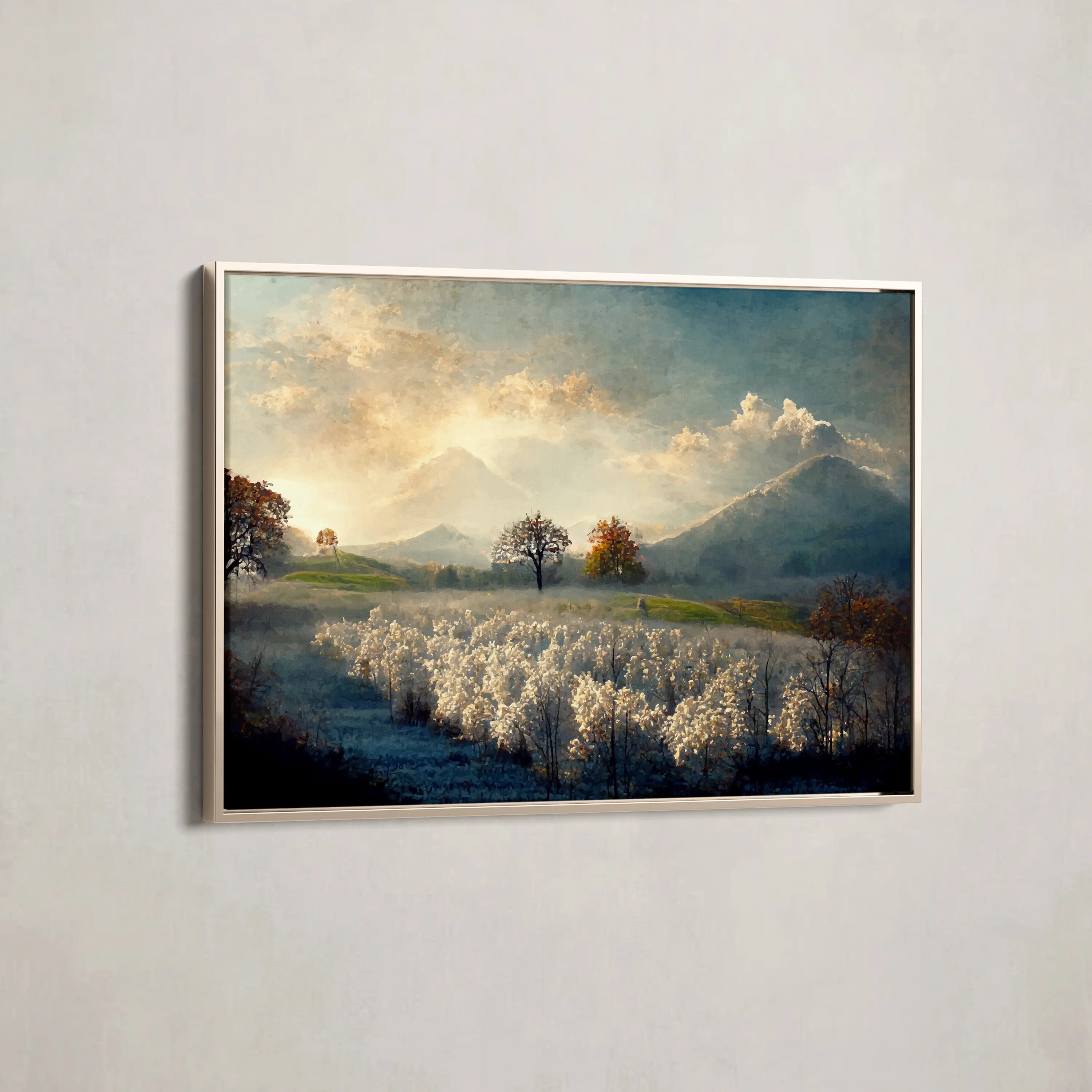 Landscape Canvas Wall Art WAD099-L 90 x 60 cm / Stretched on hidden frame