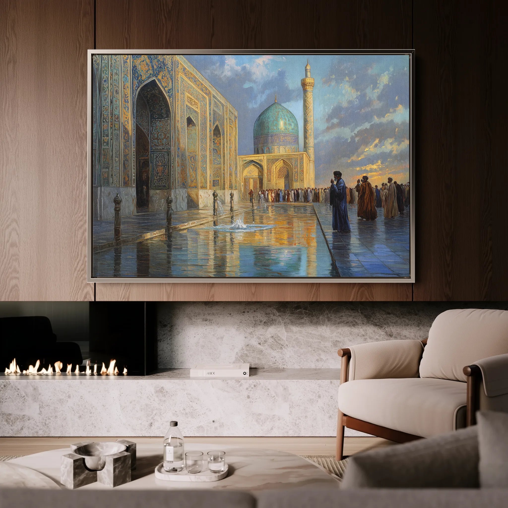 Orientalist Canvas Wall Art WAD099-OR 90 x 60 cm / Stretched on hidden frame