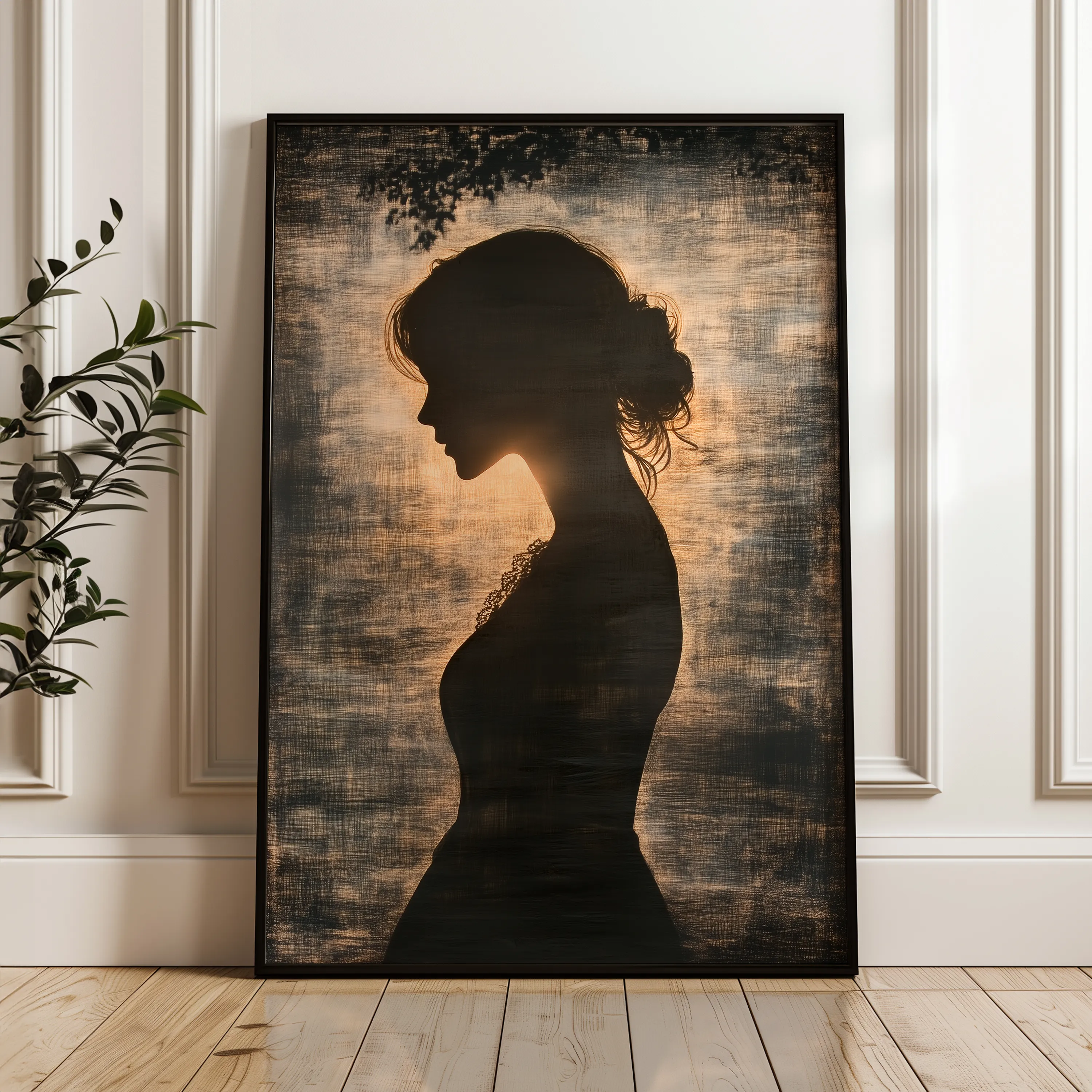 Portrait Canvas Wall Art WAD099-P 90 x 60 cm / Stretched on hidden frame
