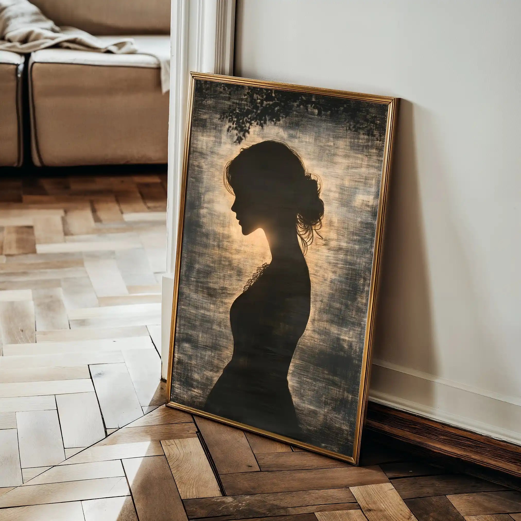 Portrait 099 Canvas Art 90 x 60 cm / Stretched on hidden frame