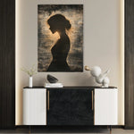 Portrait 099 Canvas Art 90 x 60 cm / Stretched on hidden frame