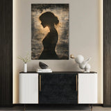 Portrait 099 Canvas Art 90 x 60 cm / Stretched on hidden frame