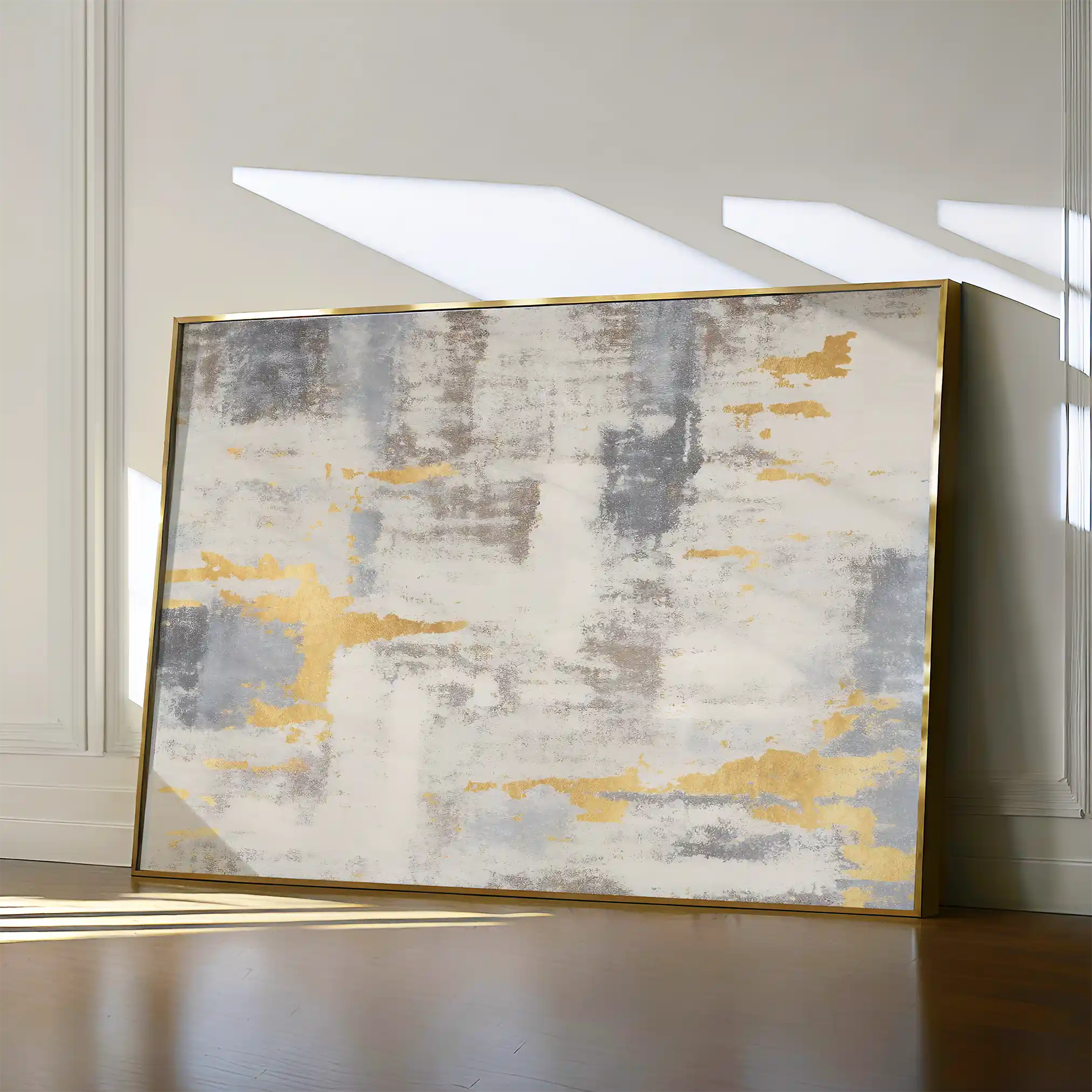 Abstract Canvas Wall Art WAD100-A 90 x 60 cm / Stretched on hidden frame
