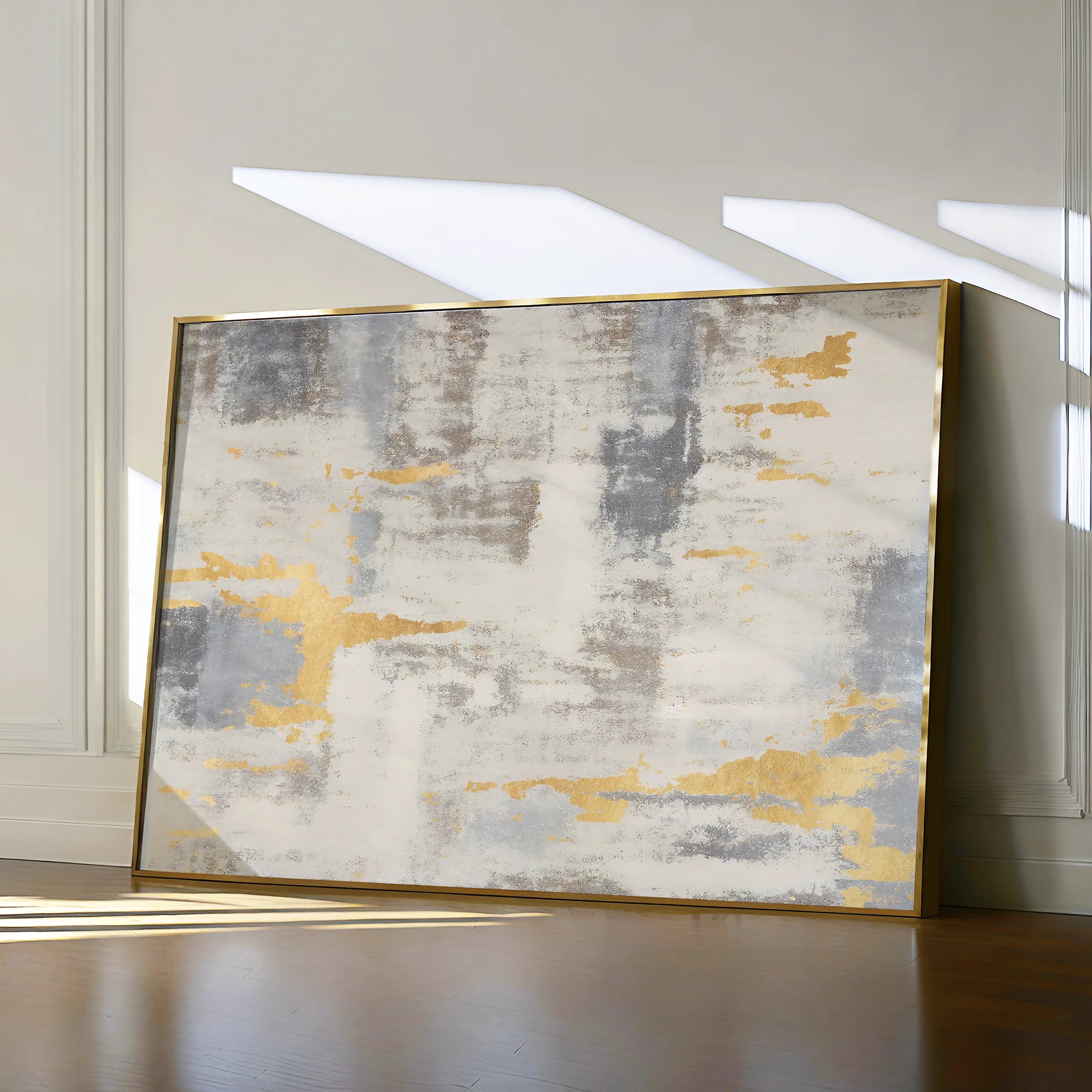 Abstract Canvas Wall Art WAD100-A 90 x 60 cm / Stretched on hidden frame